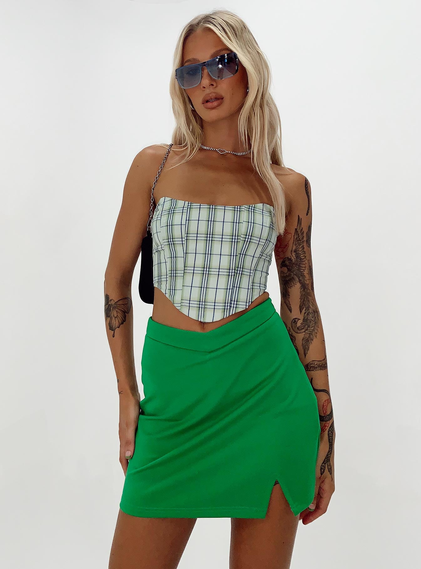 Alternative view of Ravyn Skort Green