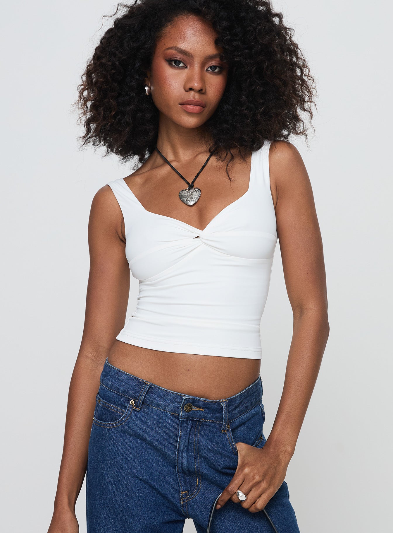 Una Top White - Image 2
