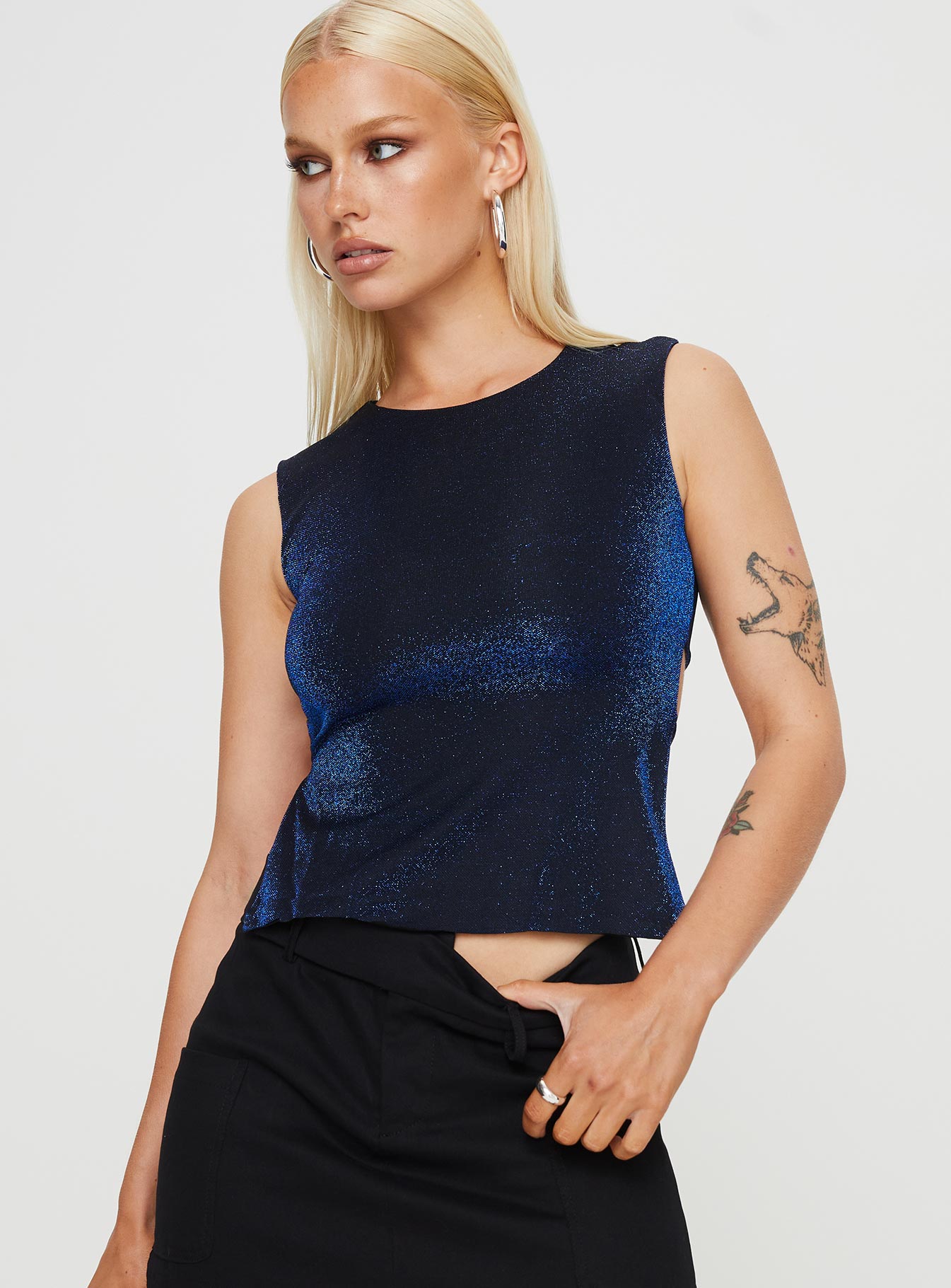 Alternative view of Uzo Top Navy