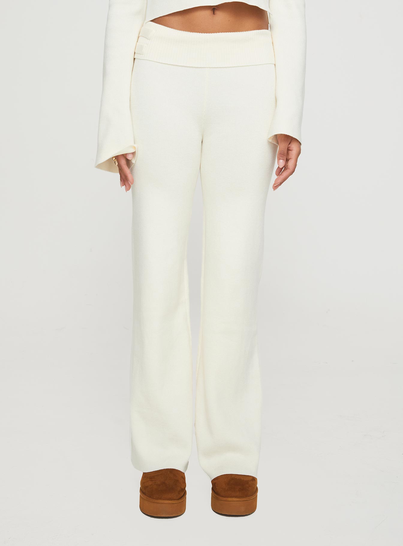 Alternative view of Try Me Knit Pants Cream