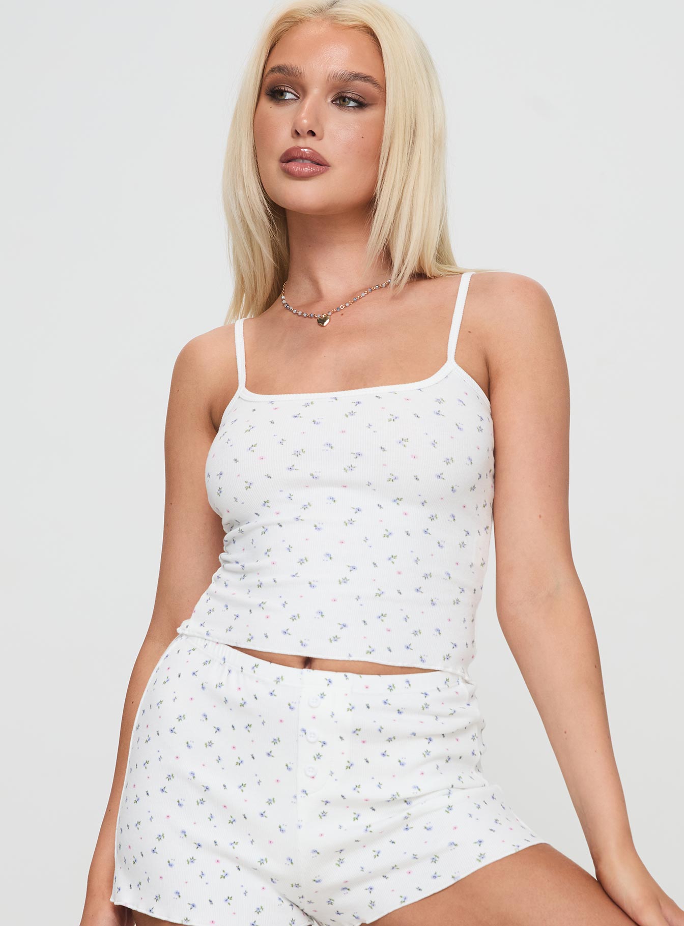 Alternative view of Take On Me Rib Top Floral