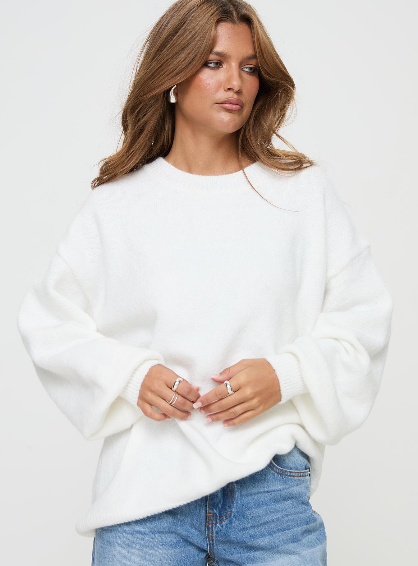 Alternative view of Ryanna Sweater White