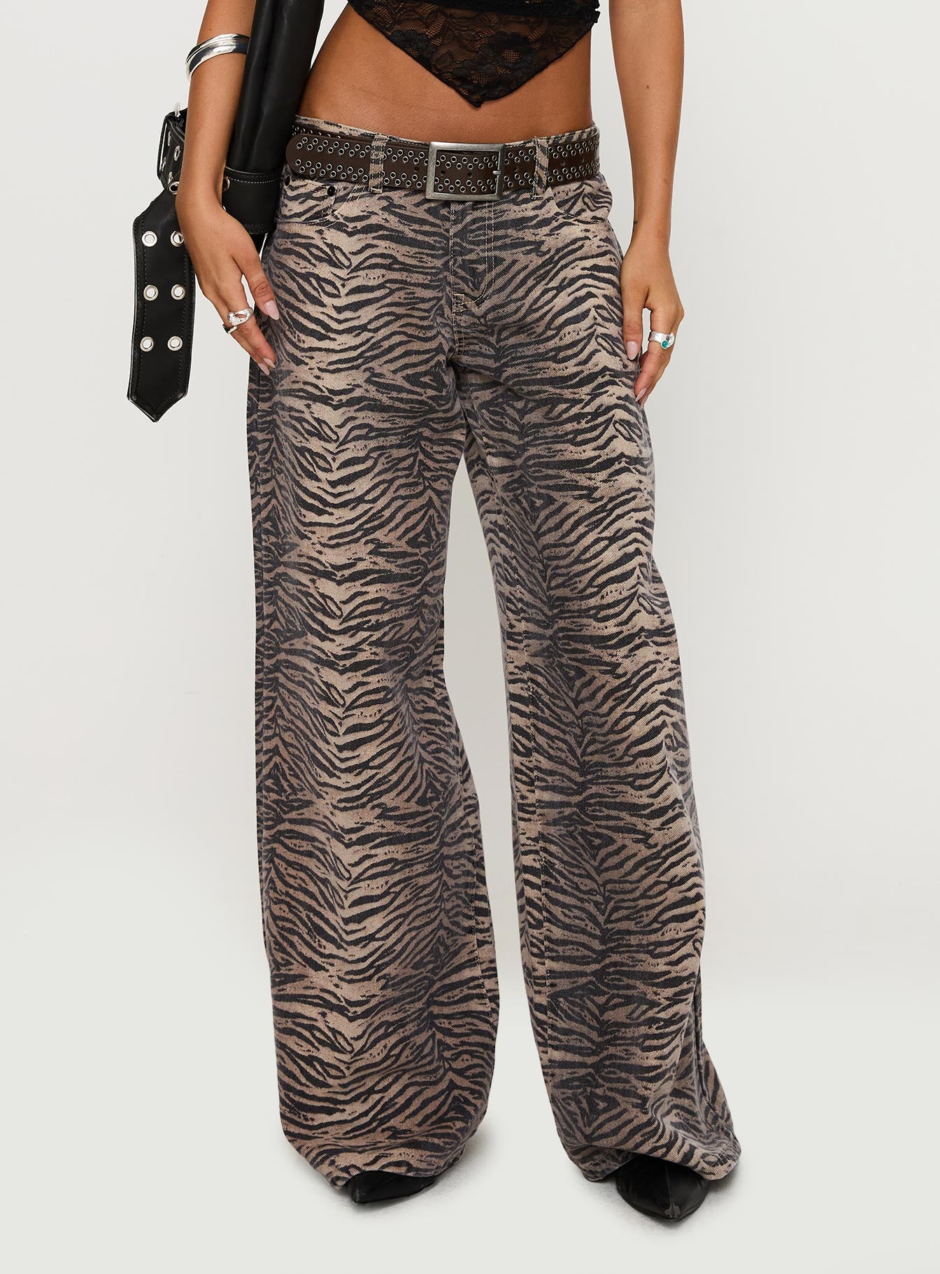 Alternative view of Radical Low Rise Baggy Jeans Tiger