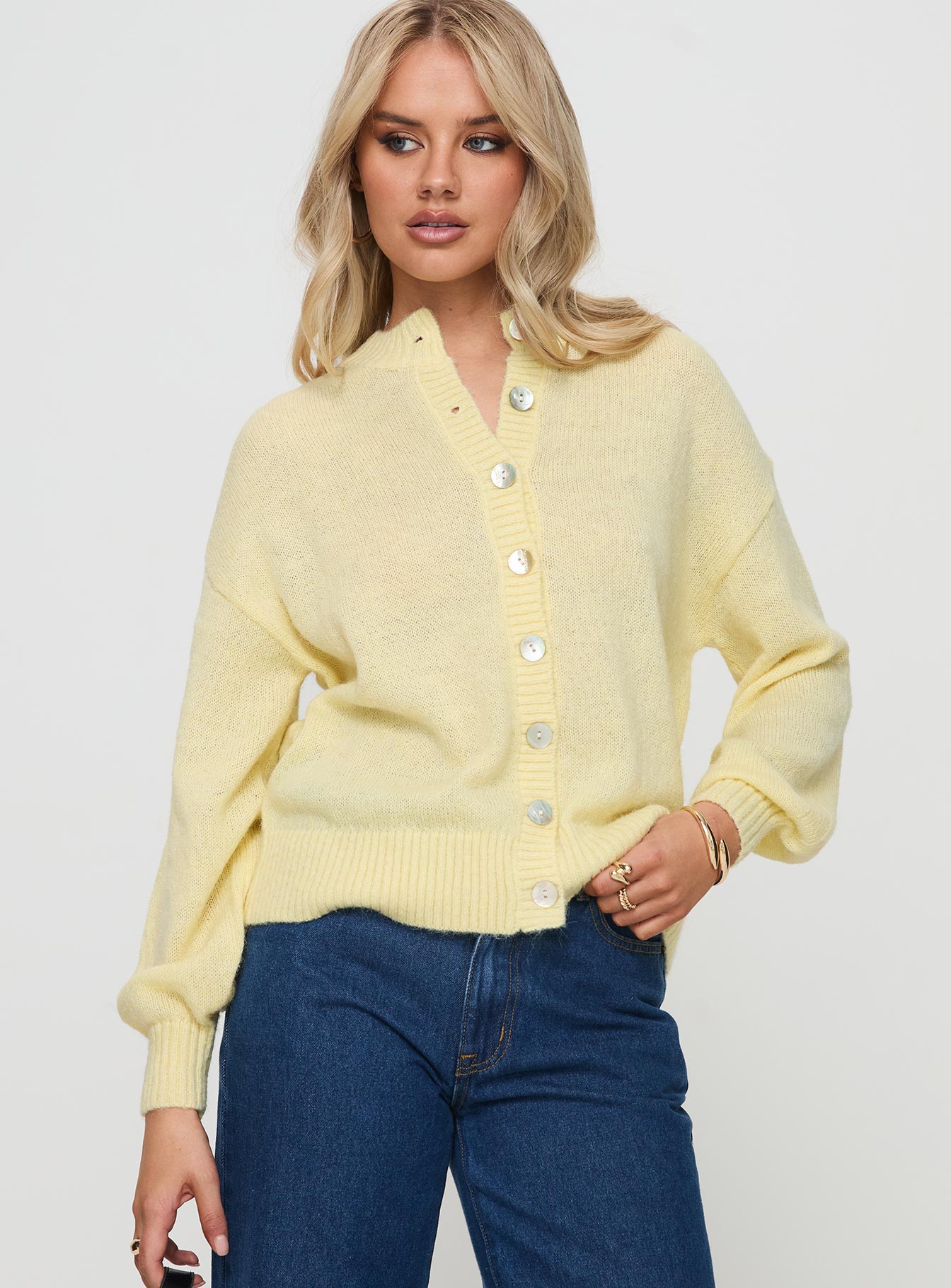 Alternative view of Sunbeam Cardigan Yellow