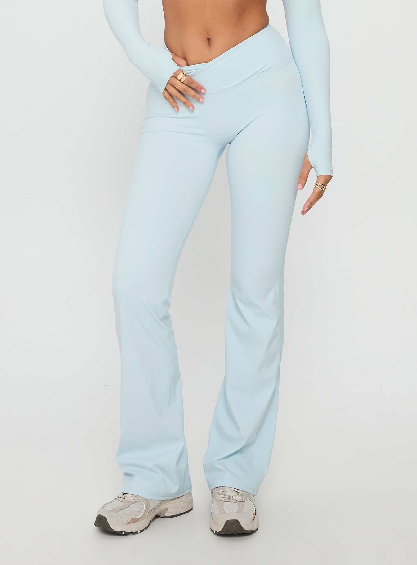 Alternative view of Sunday Session Active Flare Leg Pant Blue