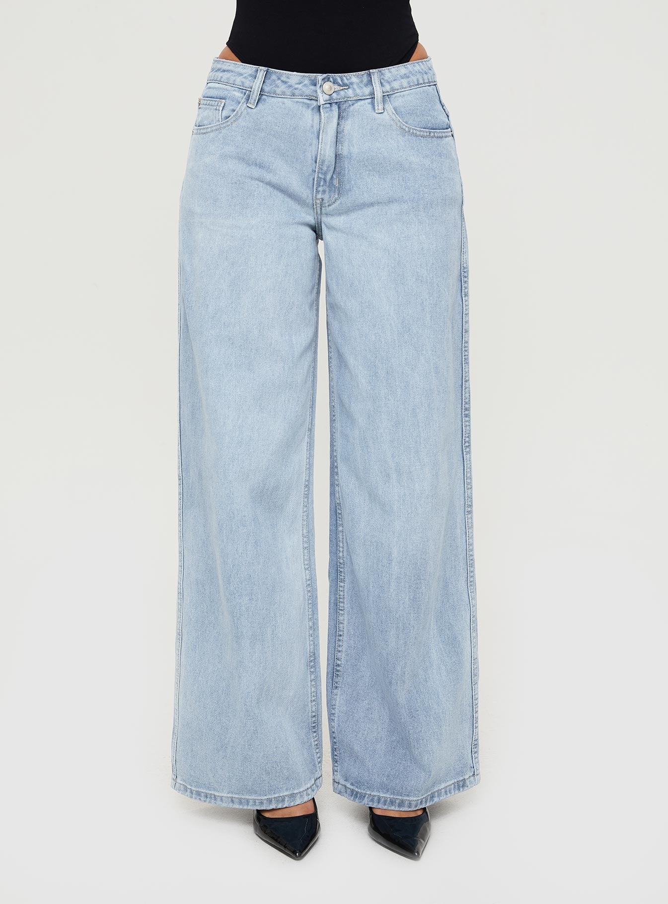 Alternative view of Ramos Low Rise Denim Jeans Light Wash
