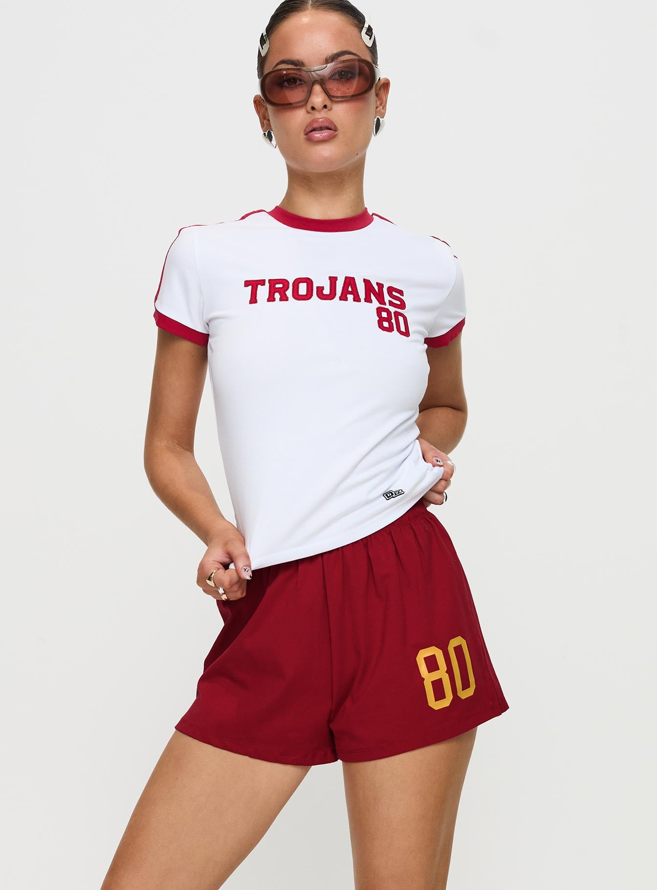 Alternative view of Usc Soffee Shorts Red