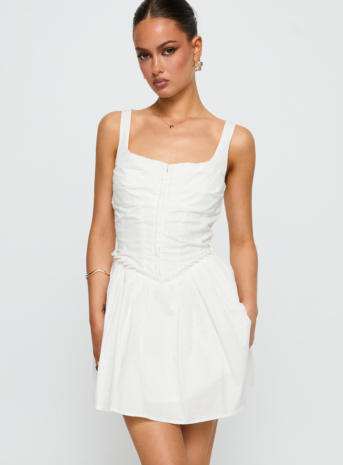 Alternative view of Wild Ideas Mini Dress White