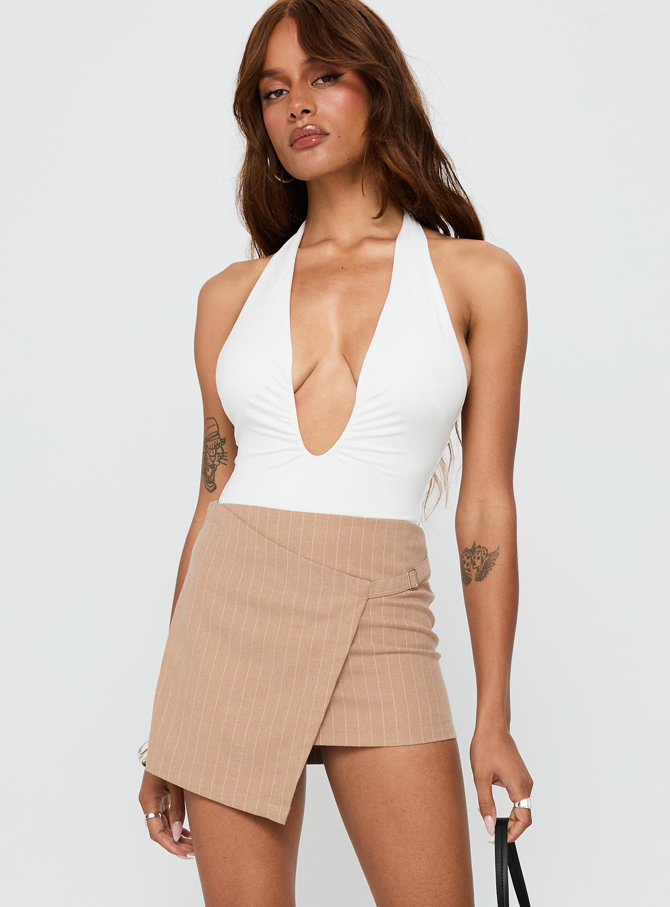 Alternative view of Strangers Mini Skirt Beige