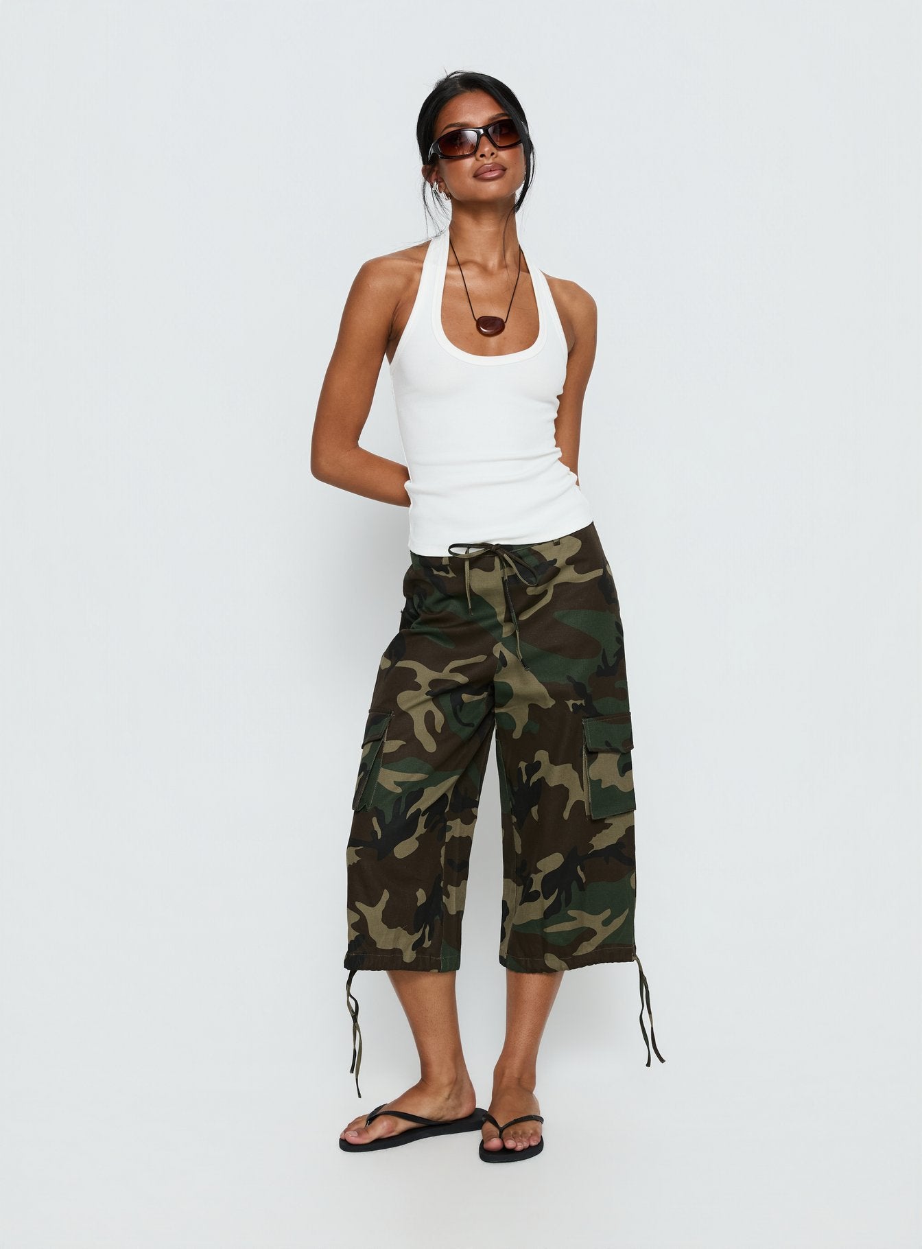 Alternative view of Vancer Longline Cargo Shorts Camo