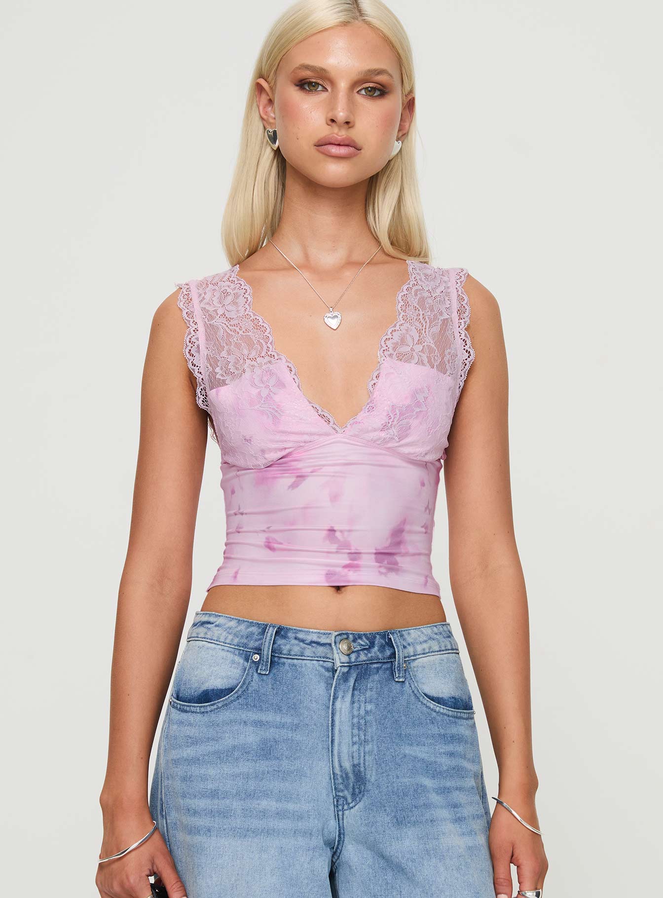 Alternative view of Typha Top Pink Floral