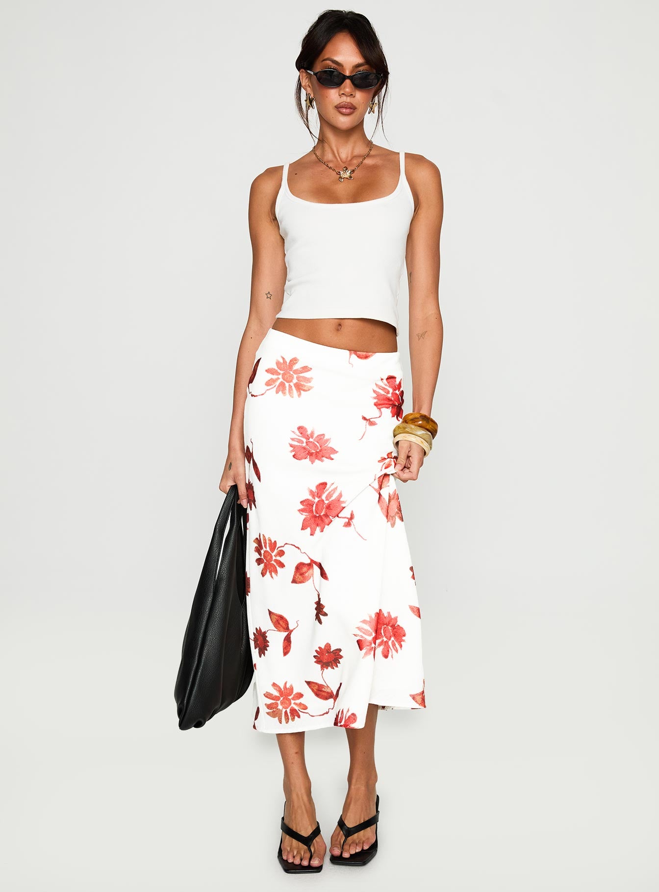 Alternative view of Sun Soaked Midi Skirt Multi