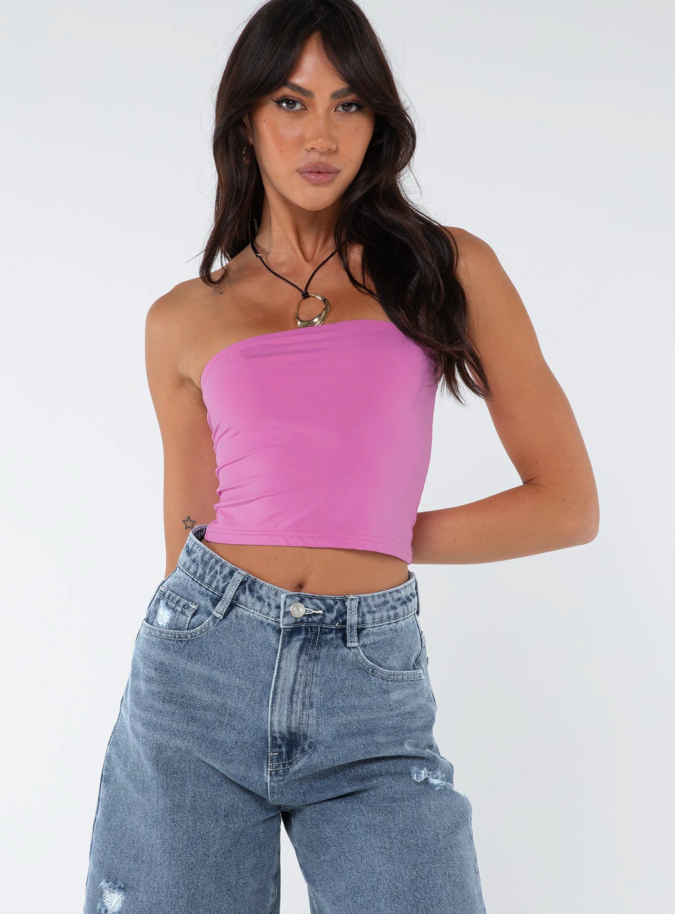 Alternative view of Tomlin Top Hot Pink