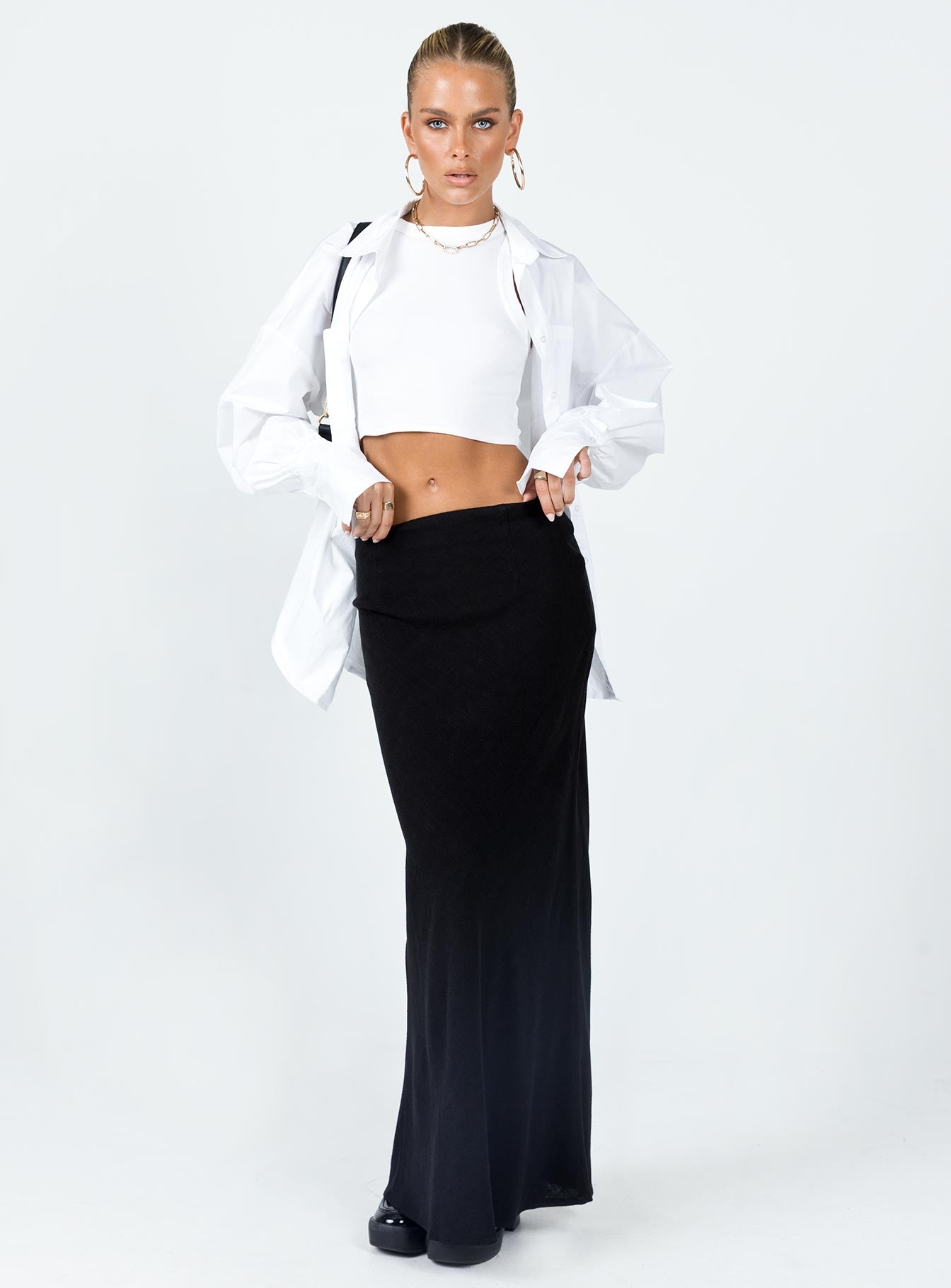 Alternative view of Jodie Maxi Skirt Black