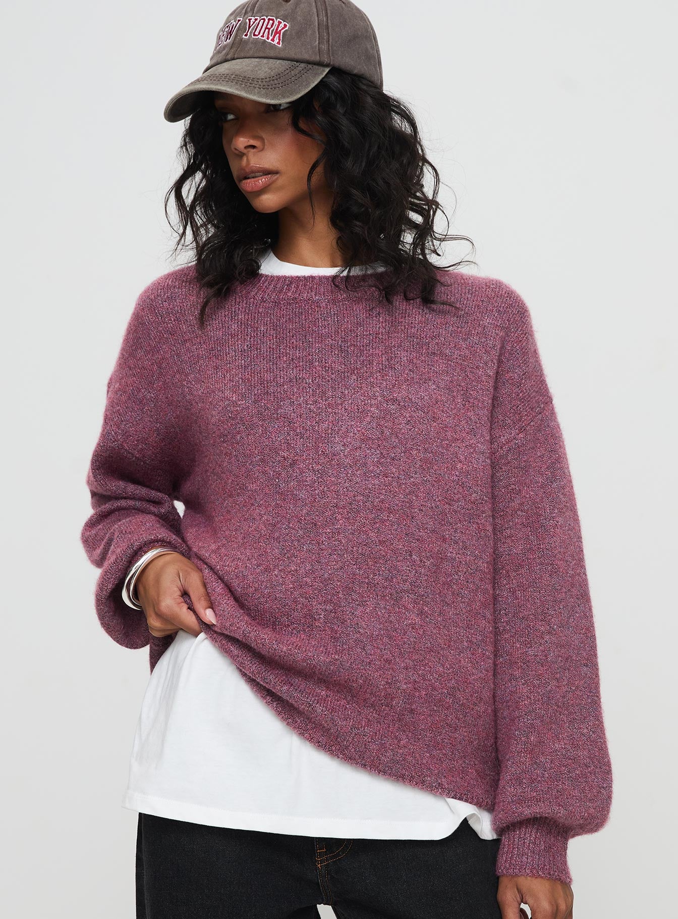Alternative view of Ryanna Sweater Burgundy