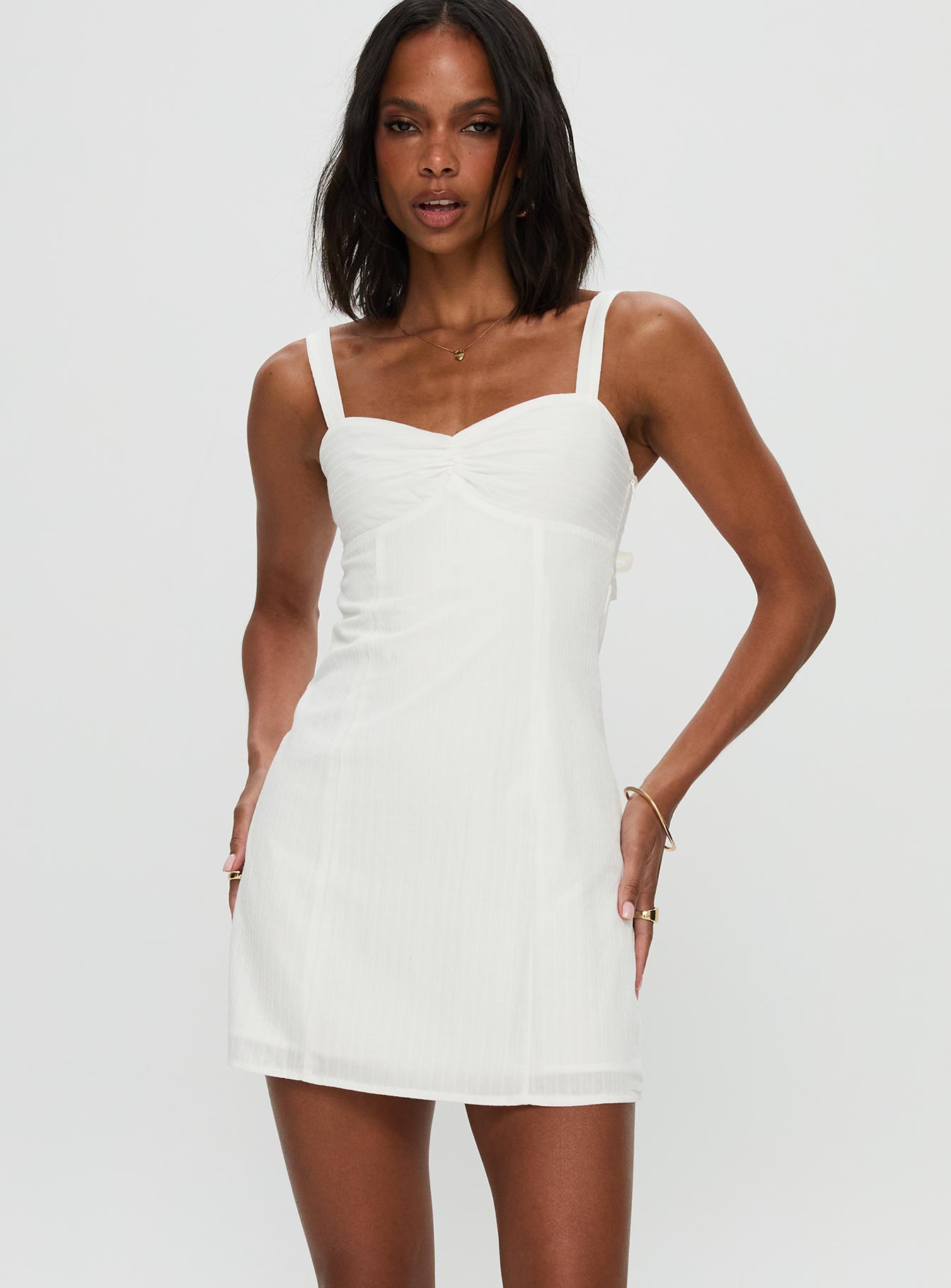 Alternative view of Summer Isles Mini Dress White