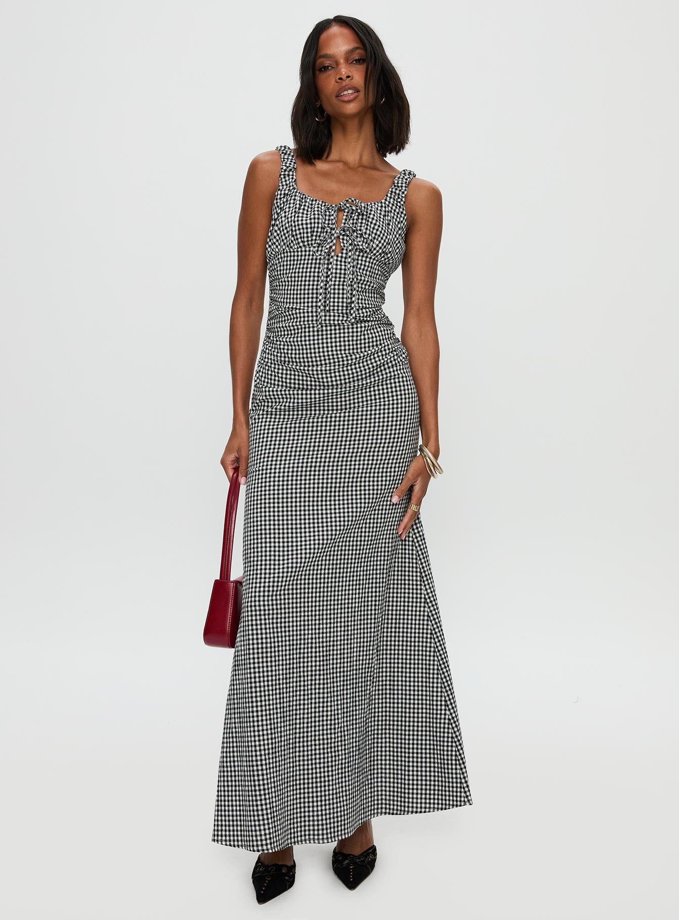 Alternative view of Roundtrip Maxi Dress Black / White