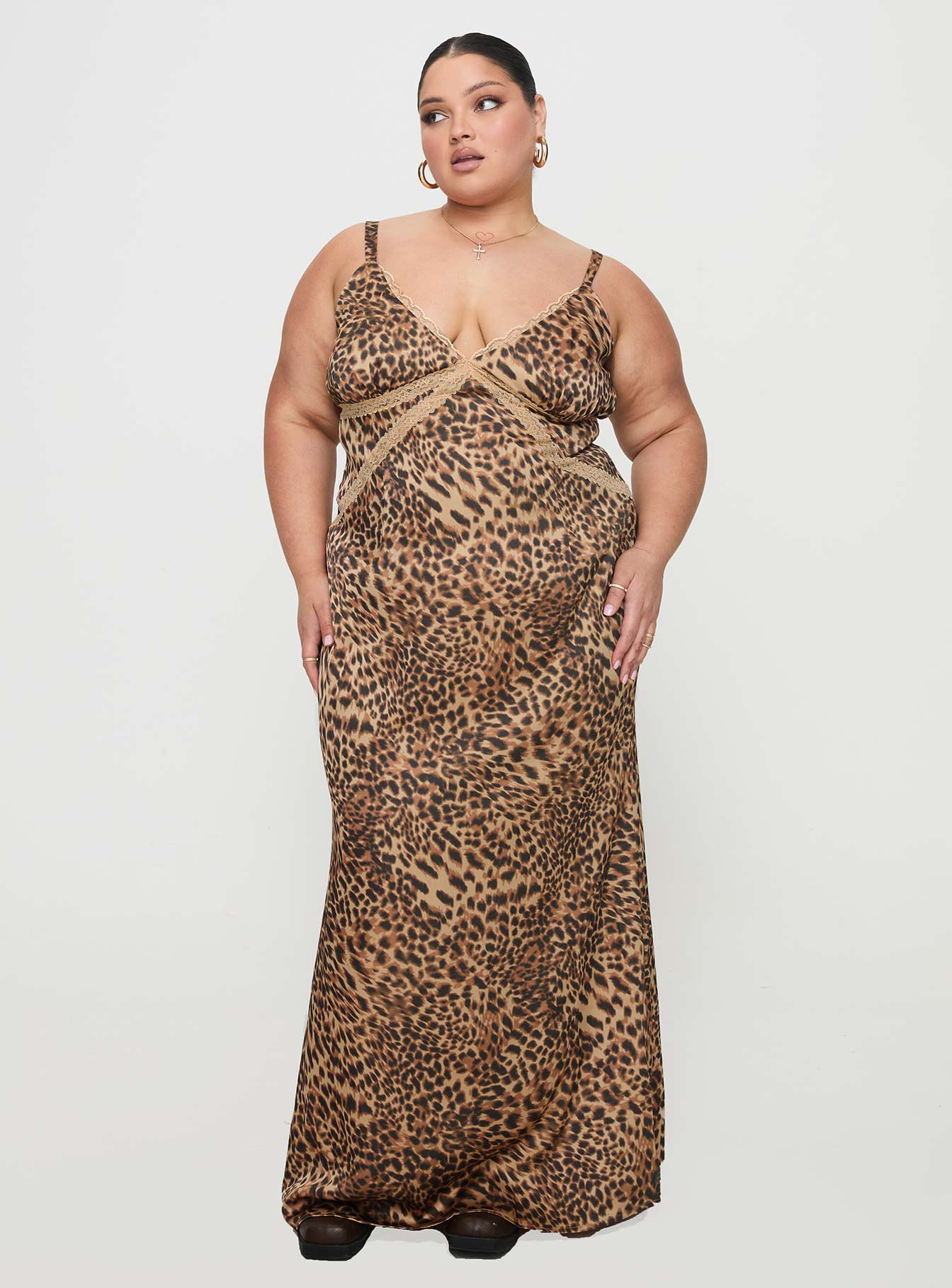 Alternative view of Sanctuary Maxi Dress Leopard Curve