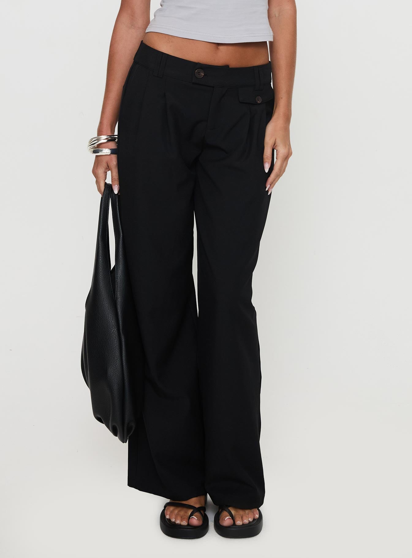 Alternative view of Sallon Low Rise Pants Black
