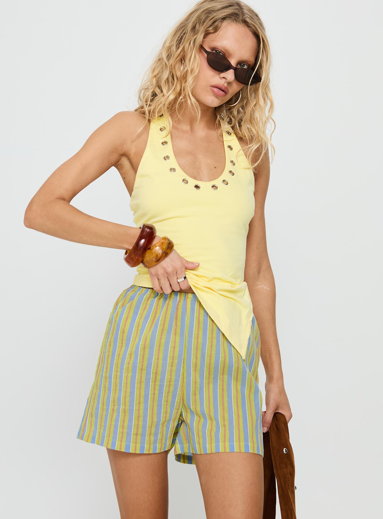 Alternative view of Tropic Babe Short Multi Stripe
