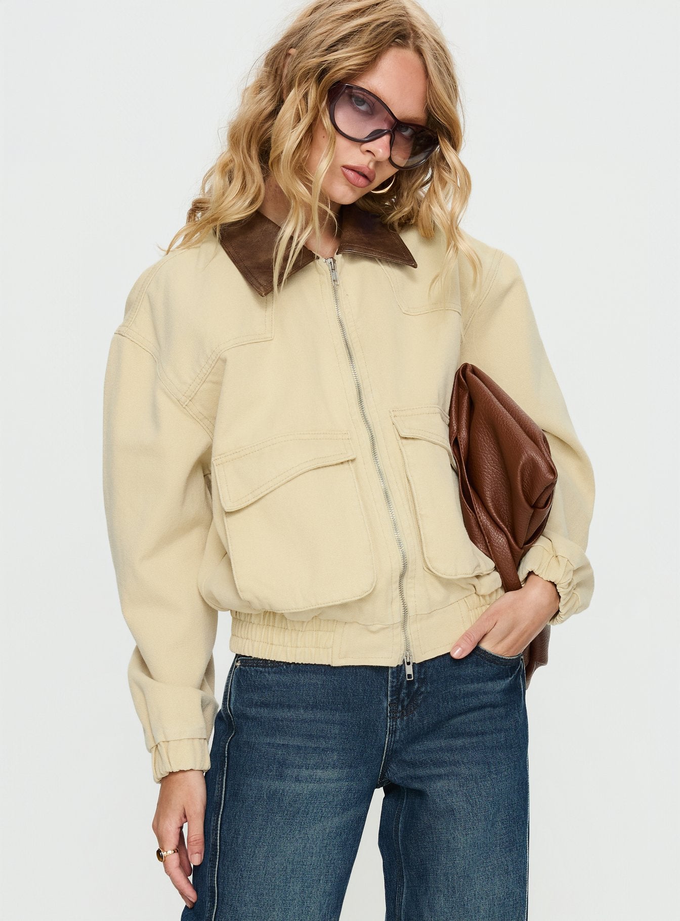 Alternative view of Sancia Bomber Jacket Beige