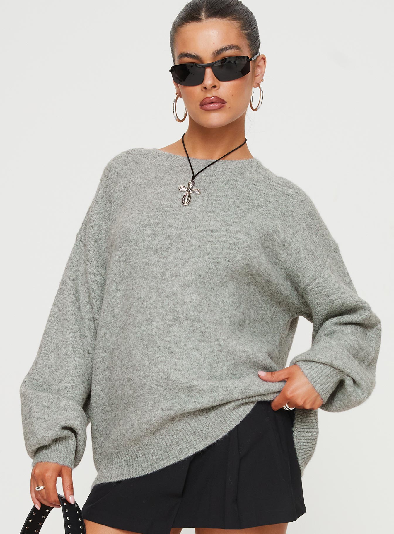 Alternative view of Ryanna Sweater Grey