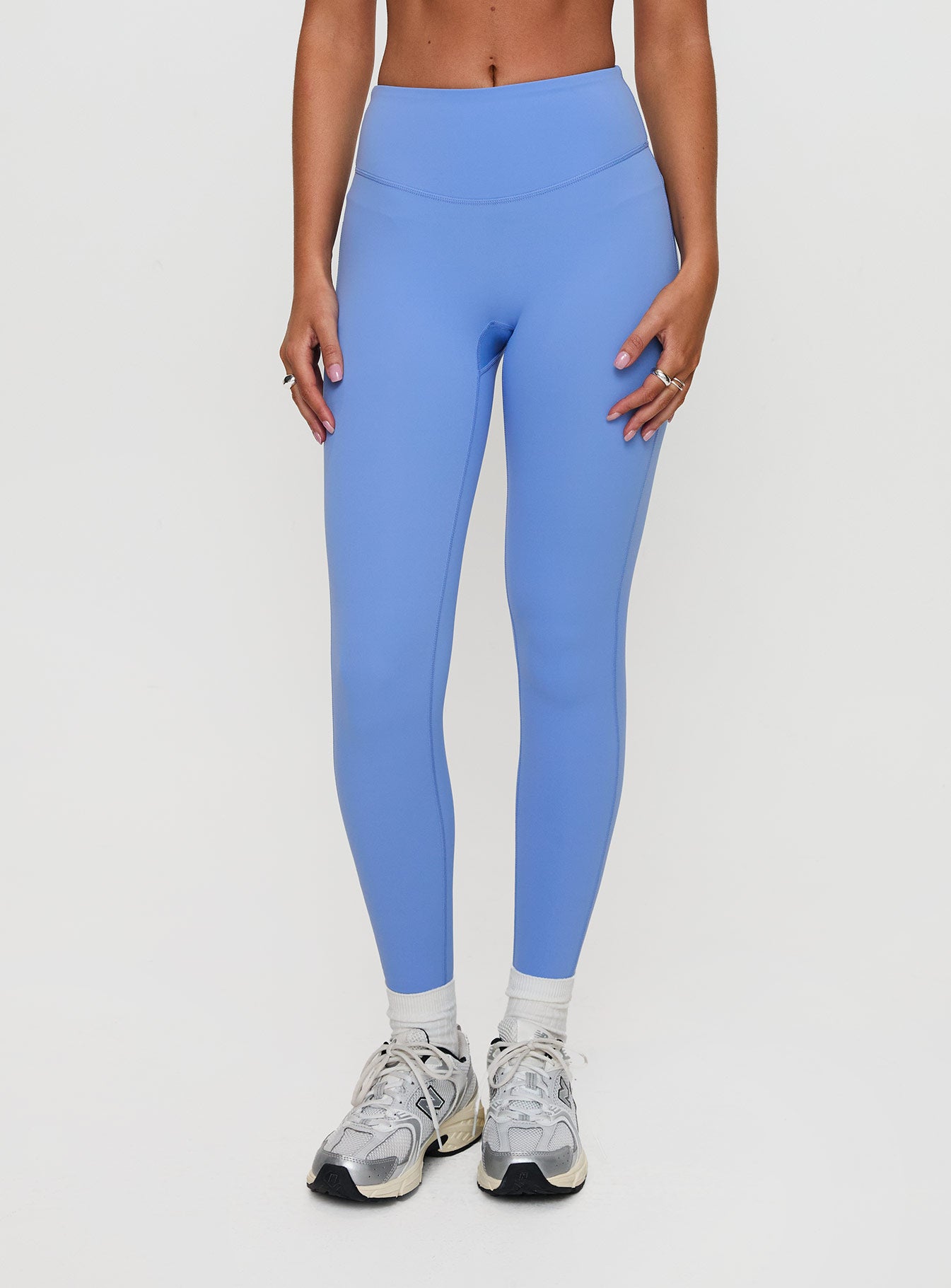 Alternative view of Pulse Full Length Active Tights Blue