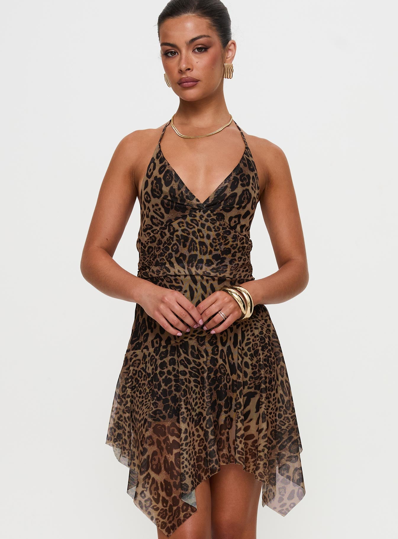 Sabetha Mini Dress Leopard - Image 5