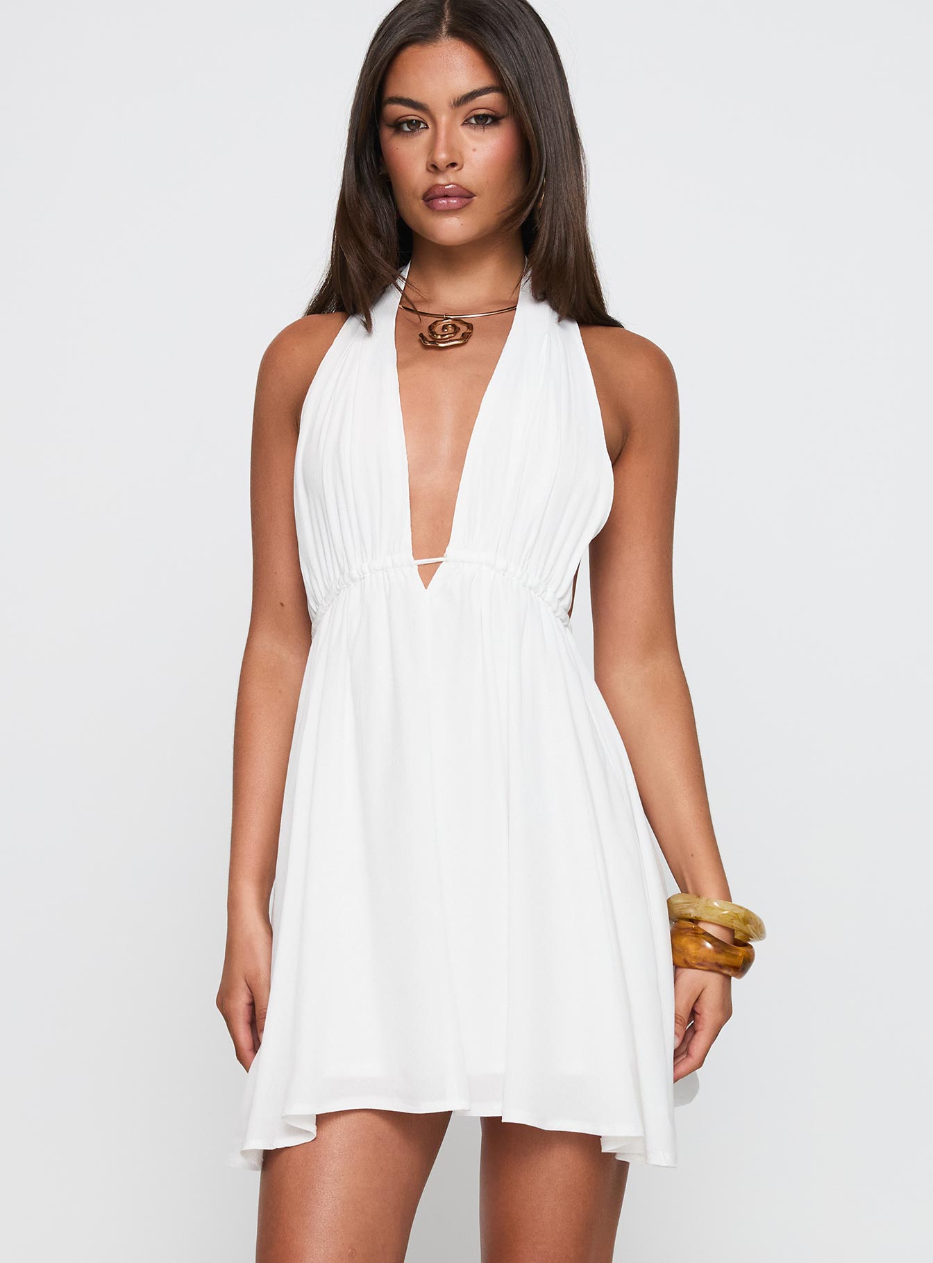 Alternative view of Saddler Mini Dress White