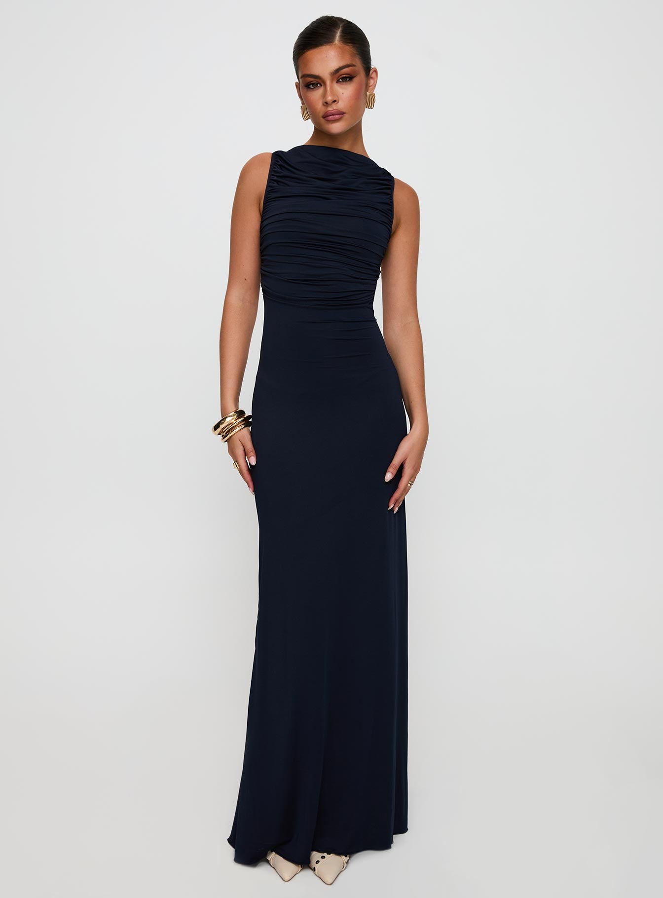 Alternative view of Undeniable Cut Out Maxi Dress Navy