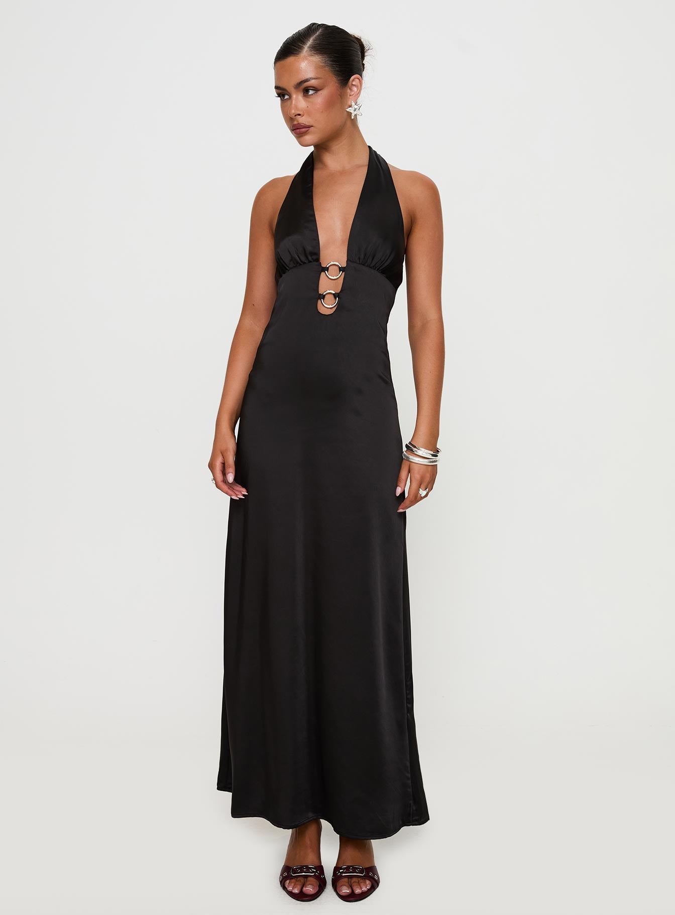 Alternative view of Fortress Maxi Dress Black