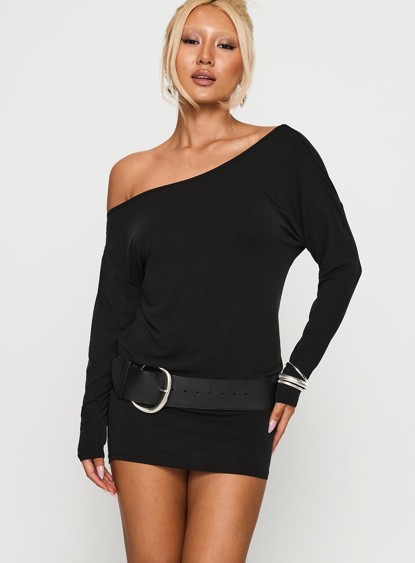 Alternative view of Shelisa Mini Dress Black