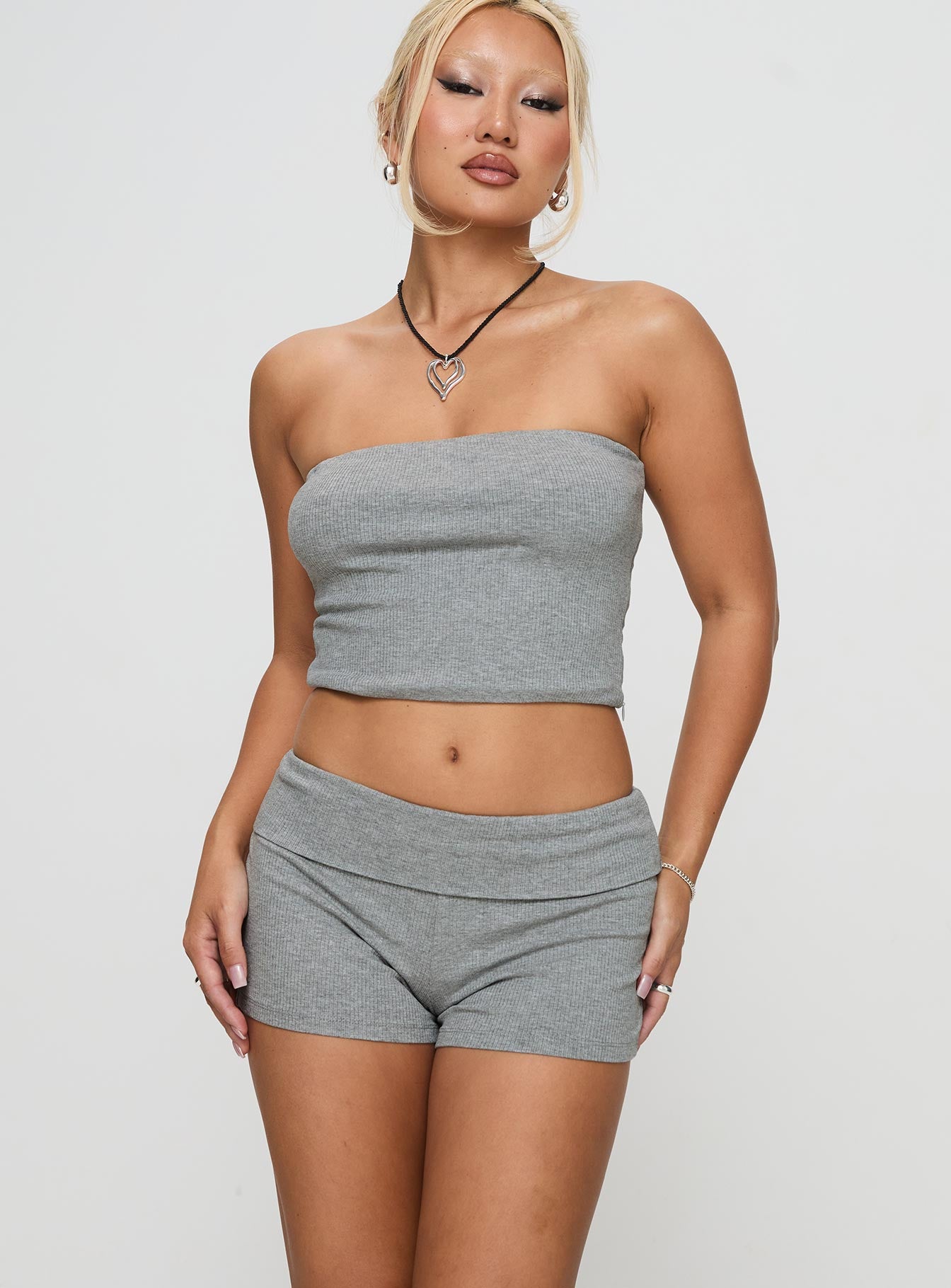 Rowena Strapless Set Grey - Image 2