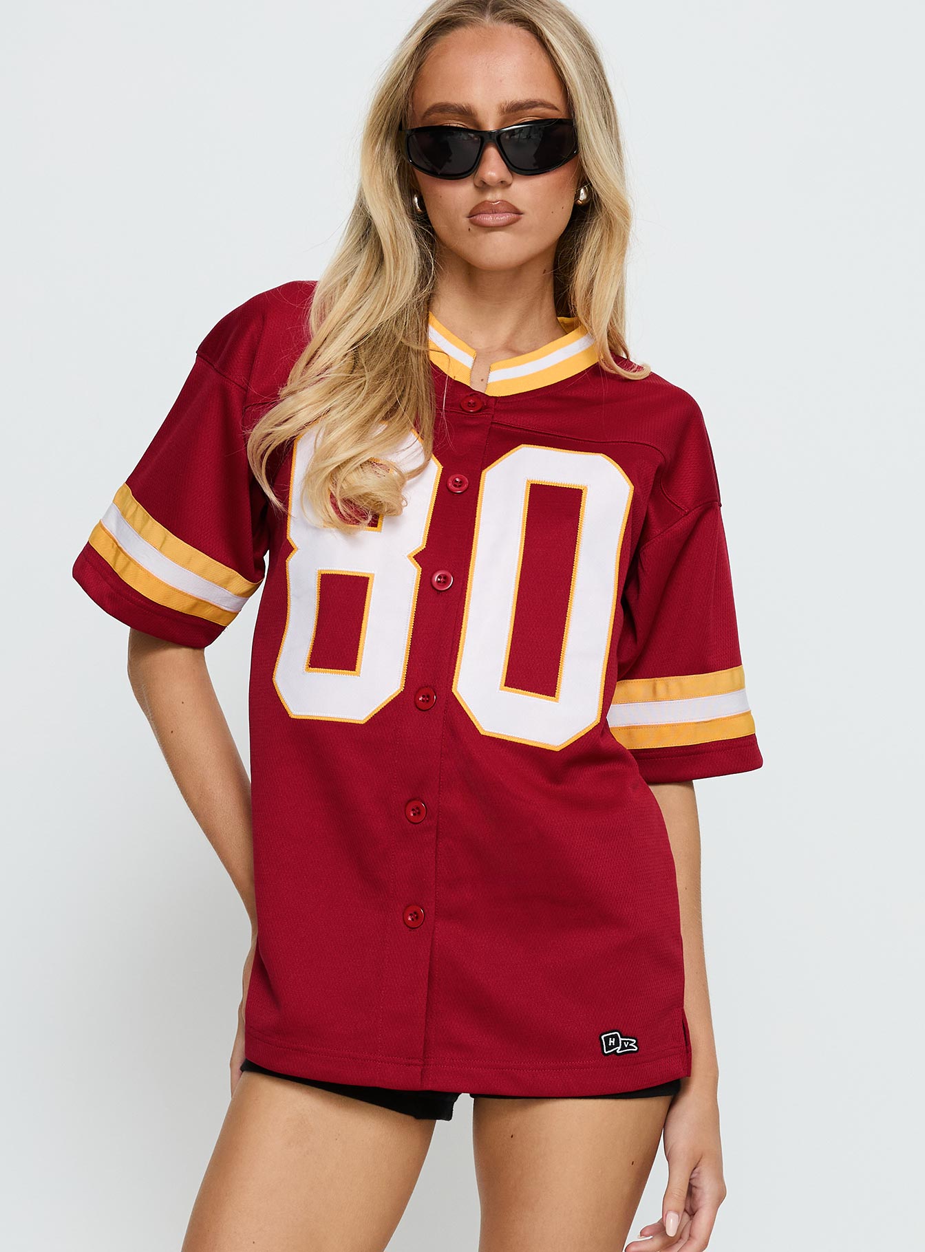 Alternative view of Usc Football Button Down Jersey Cardinal