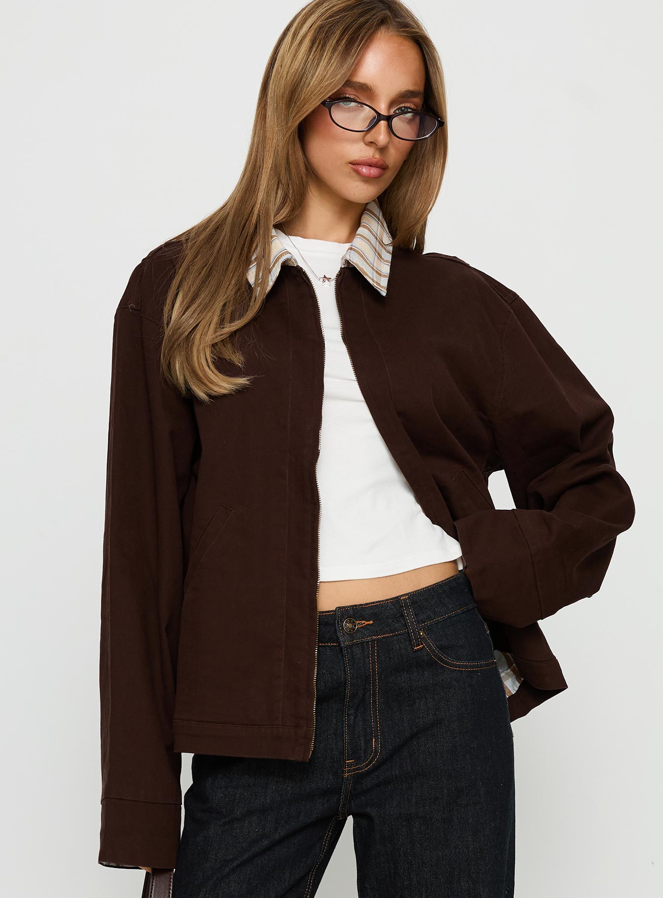 Alternative view of Soraia Workwear Jacket Brown
