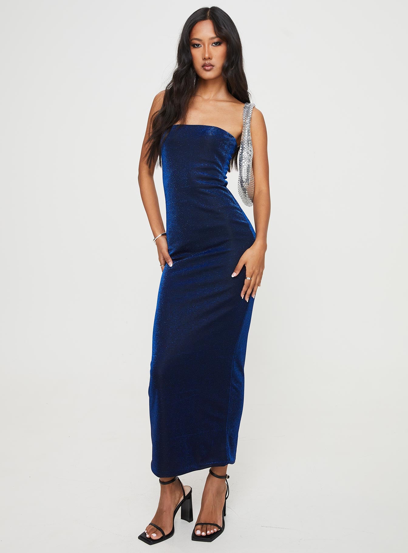 Alternative view of Samper Strapless Maxi Dress Navy