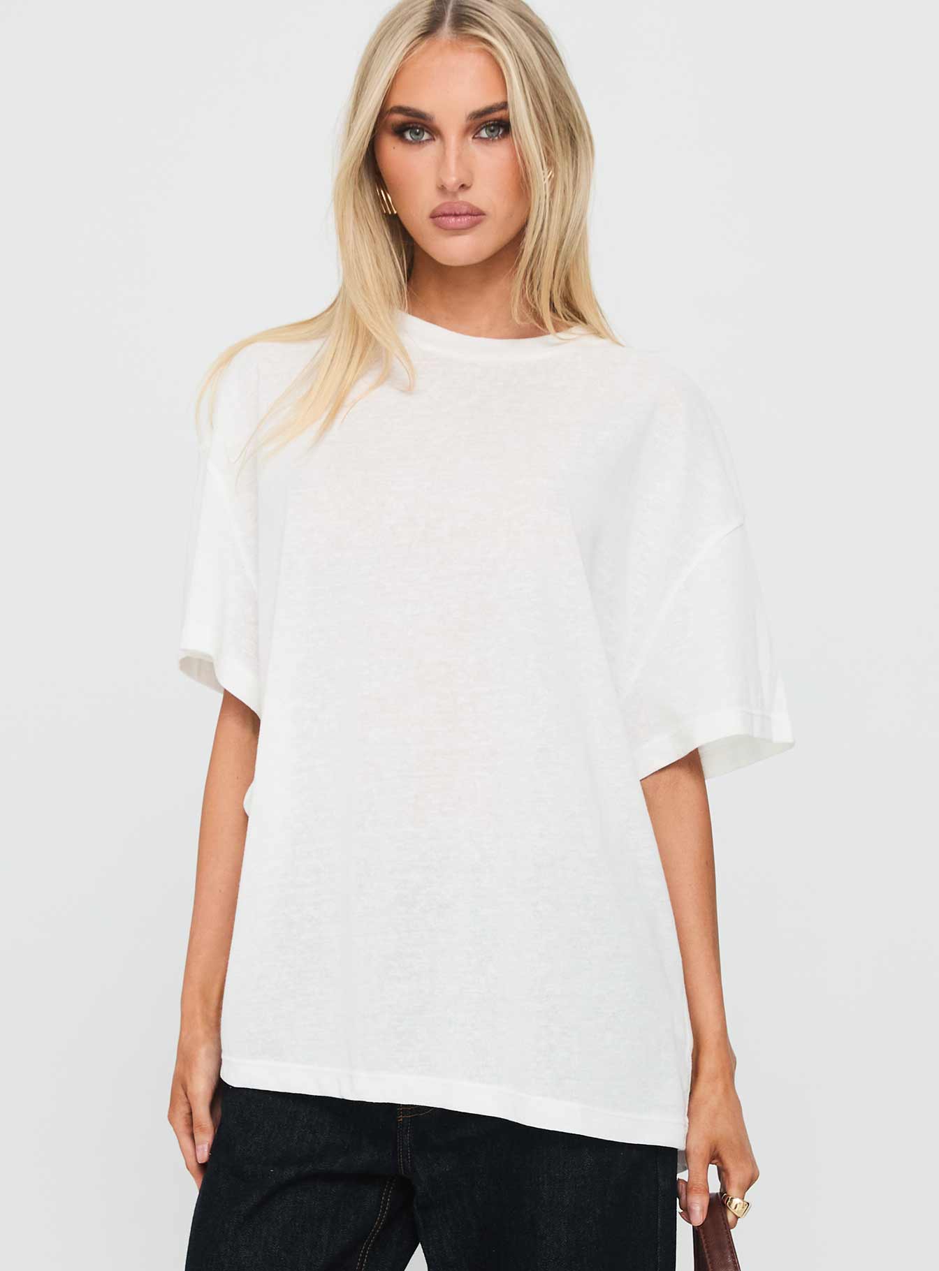 Alternative view of Zaydee Oversized Tee White