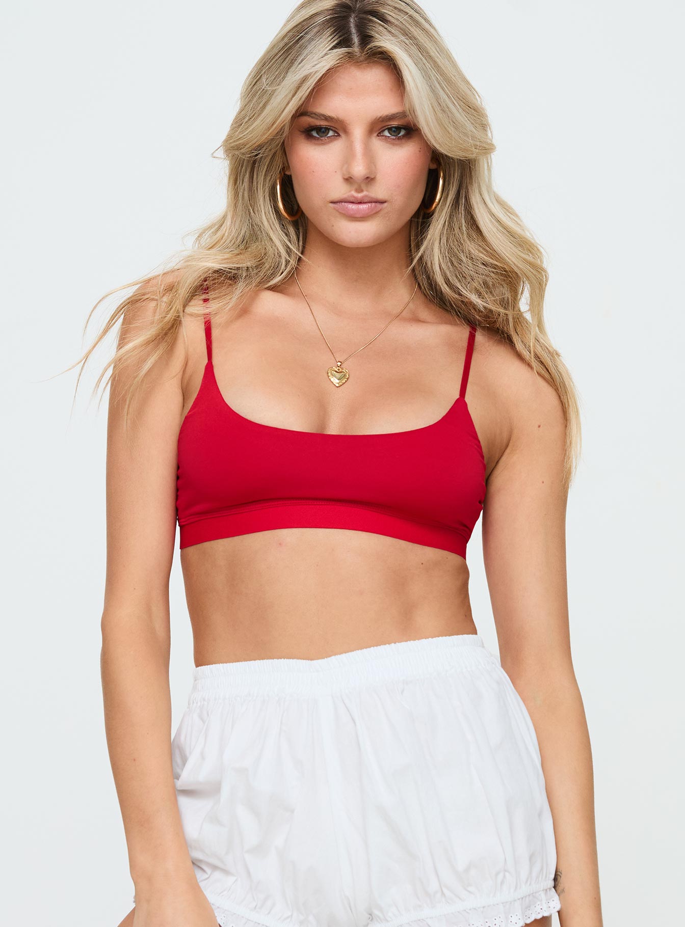Alternative view of Remi Bralette Red