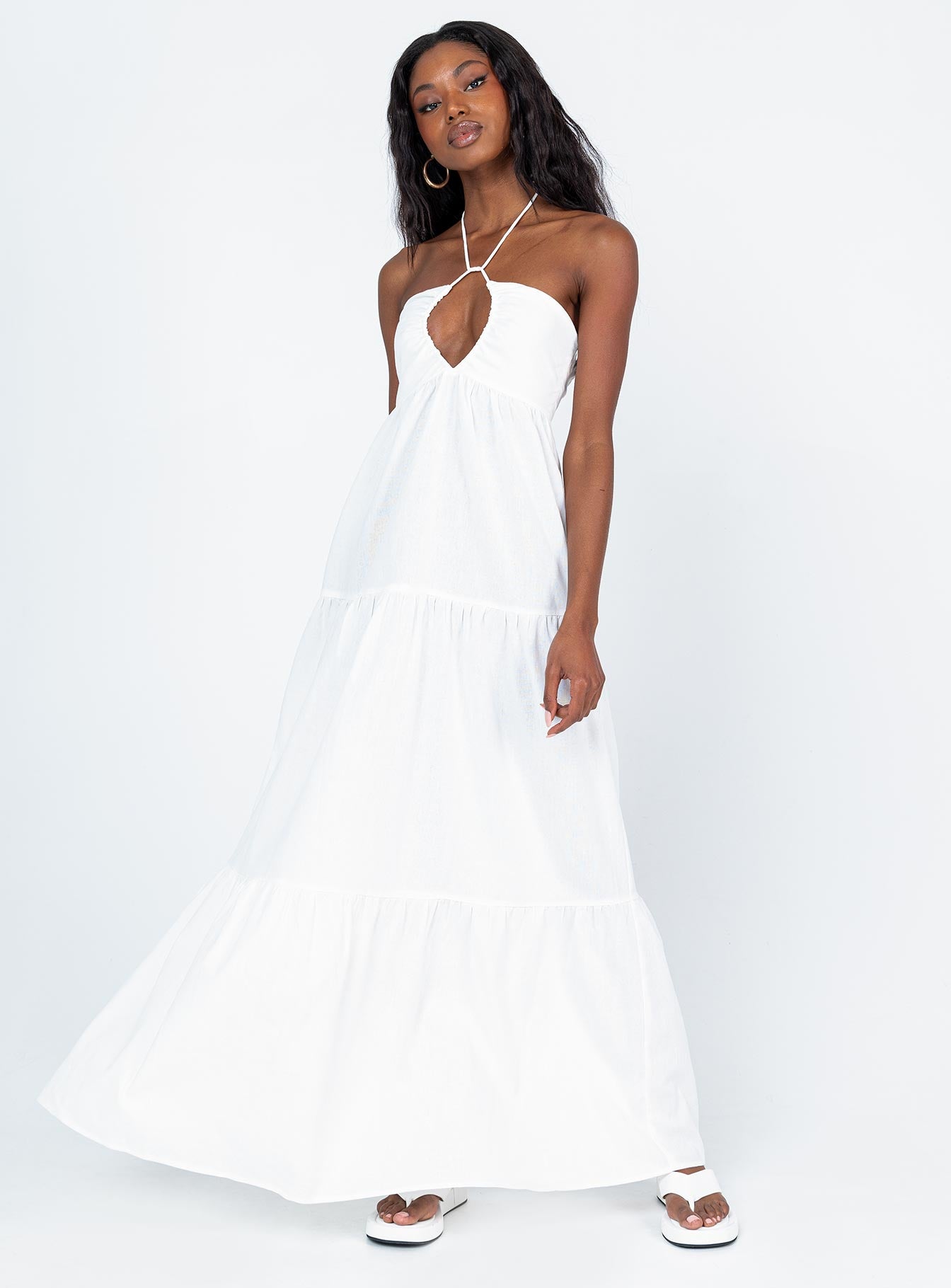 Alternative view of Lincoln Maxi Dress White