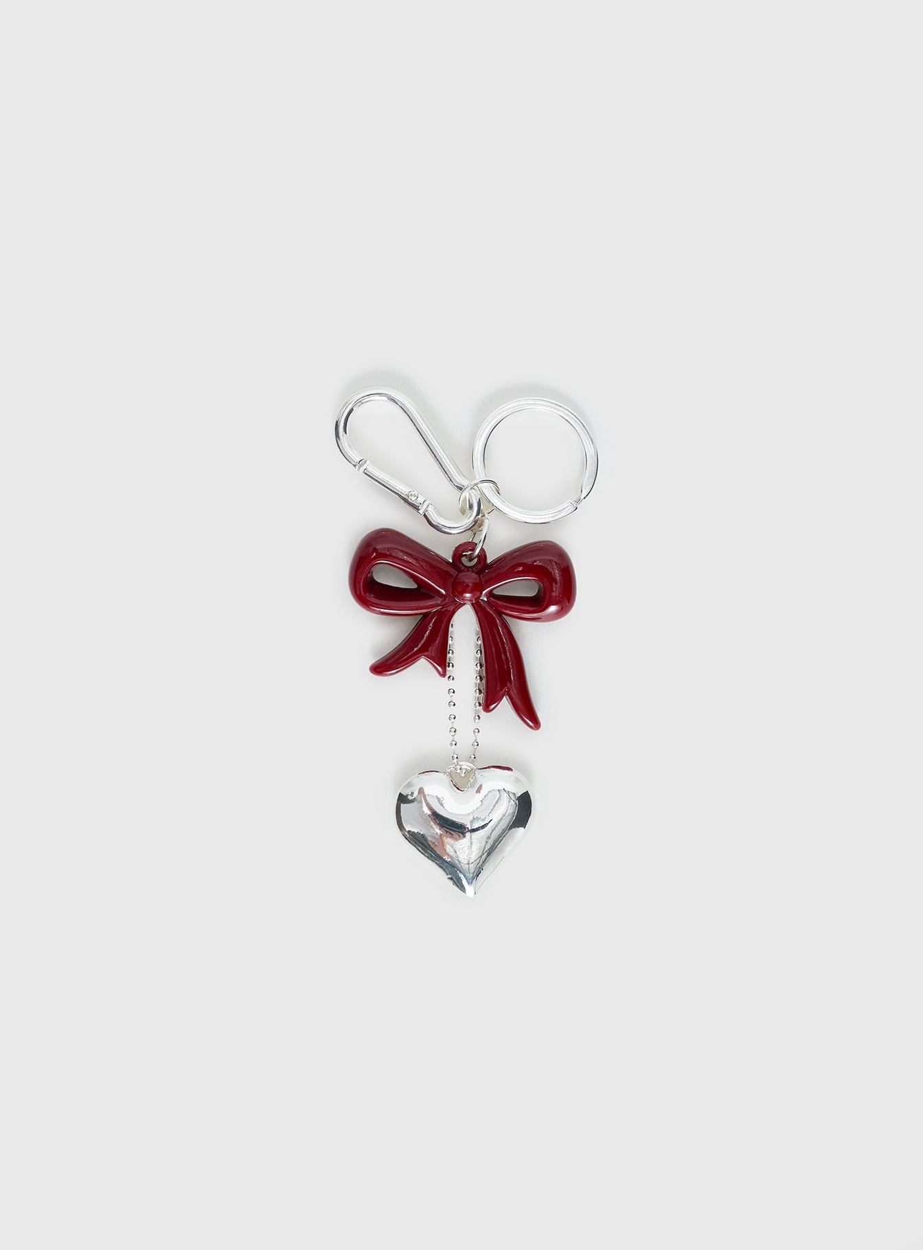 Alternative view of Sweet Girl Keychain Silver