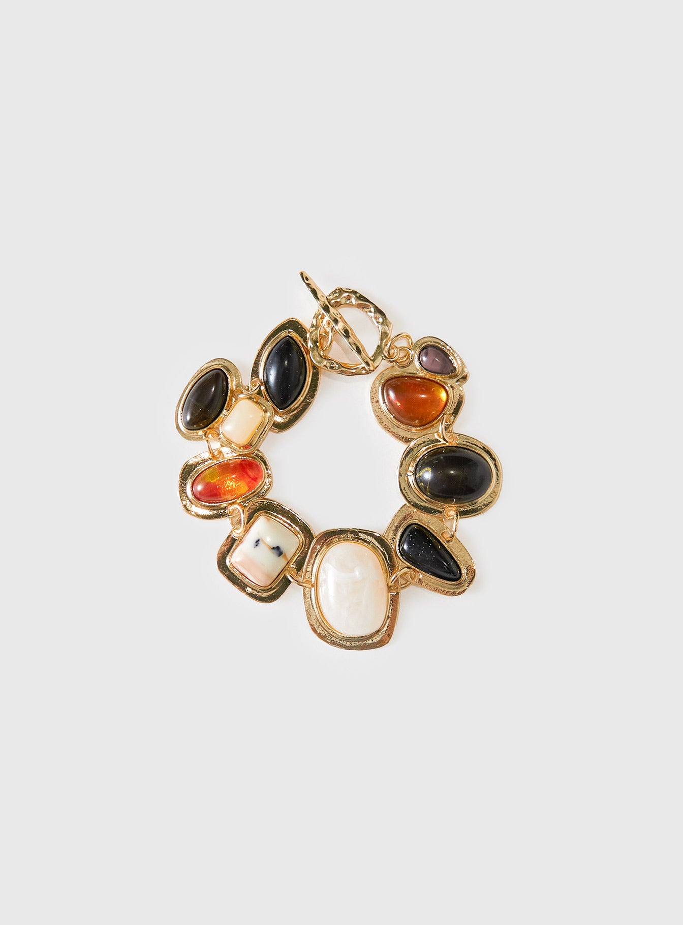 Alternative view of Show Off Gemstone Bracelet Gold