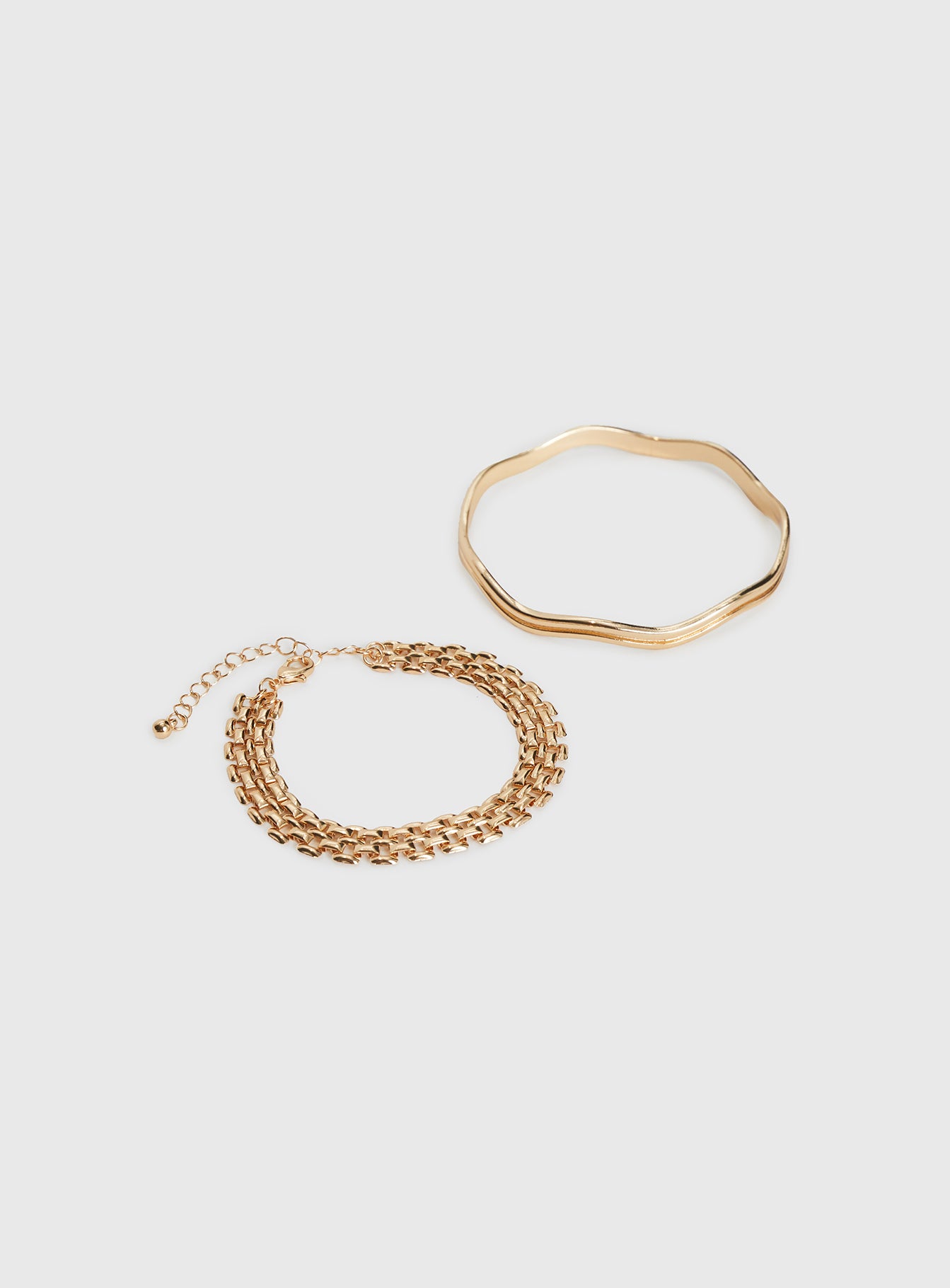 Alternative view of So Classic Bracelet Set Gold