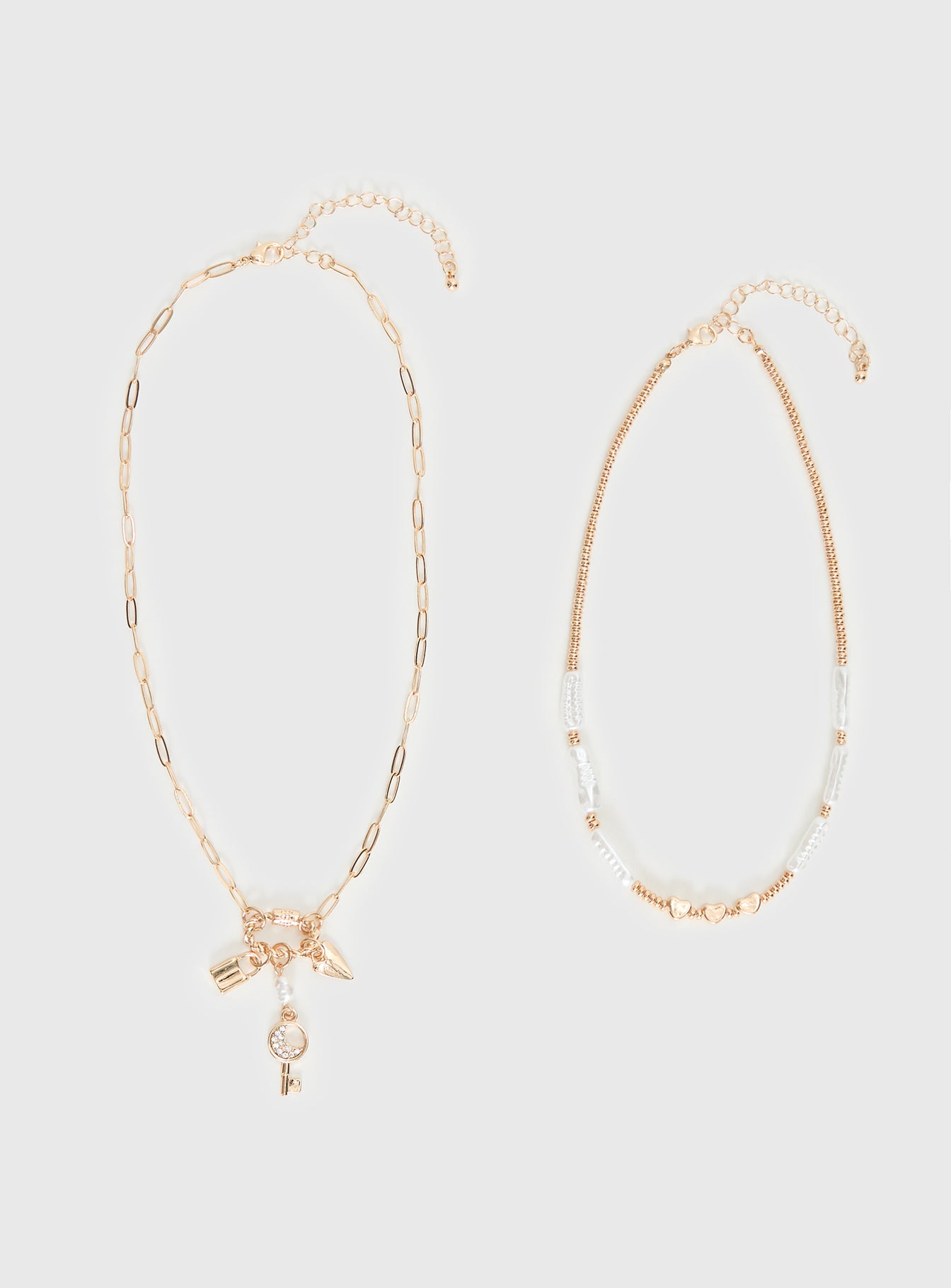 Alternative view of Victorea Necklace Set Gold