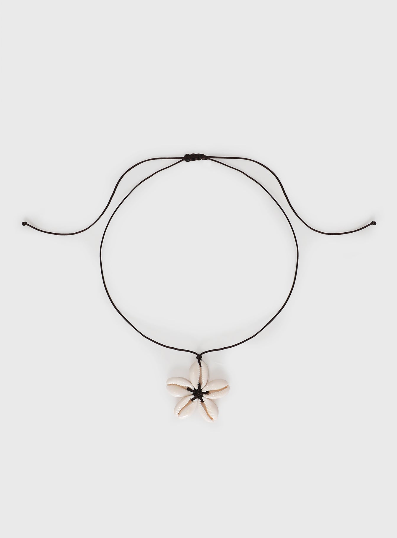 Alternative view of Teardrops Shell Necklace Multi