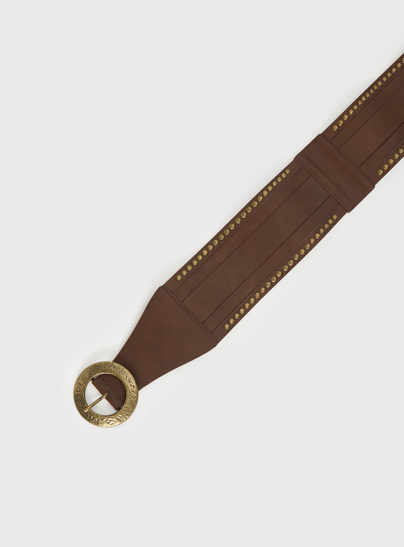 Alternative view of Vanish Faux Leather Belt Brown