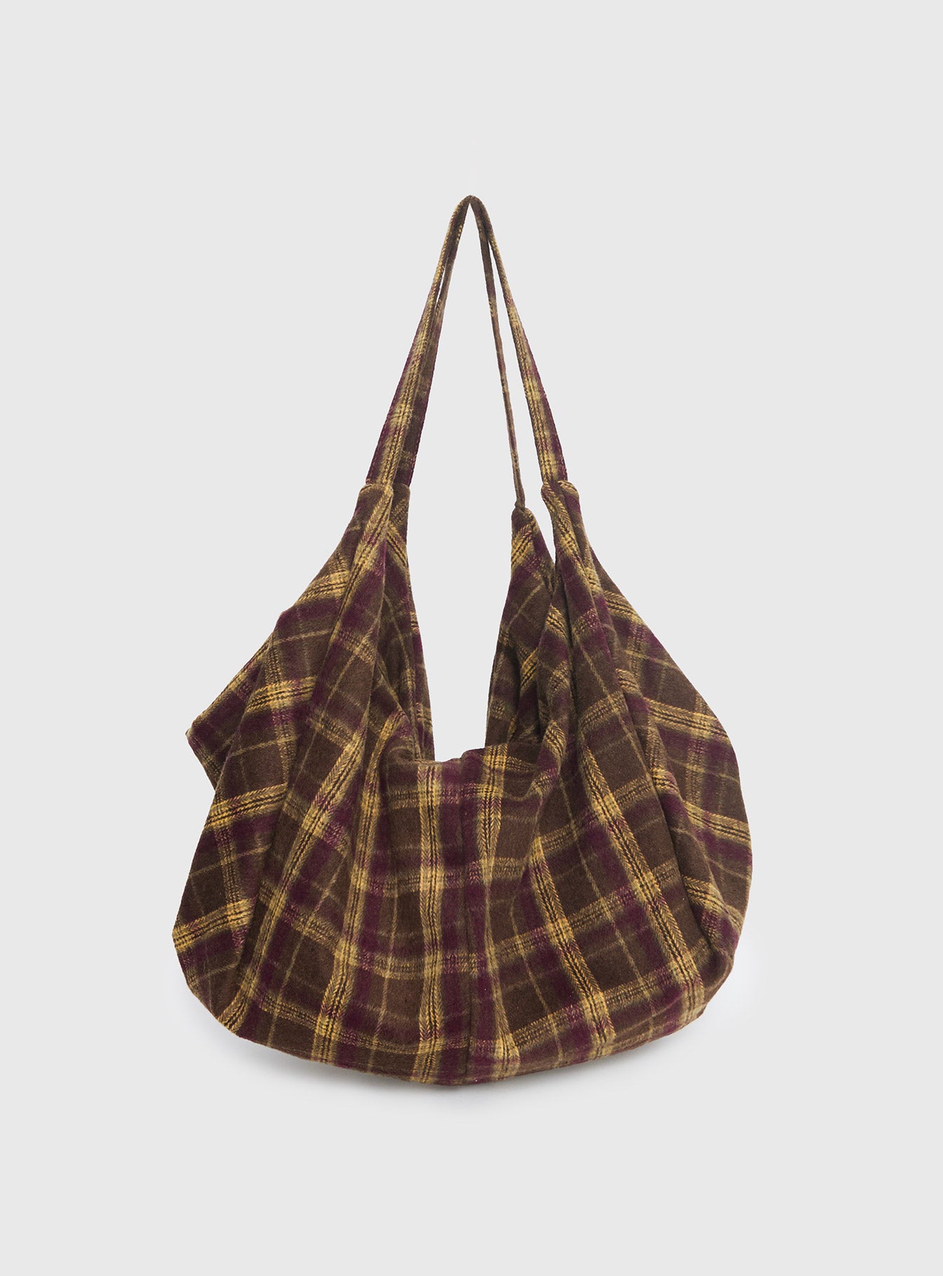 Alternative view of Sonora Oversized Tote Bag Brown Check
