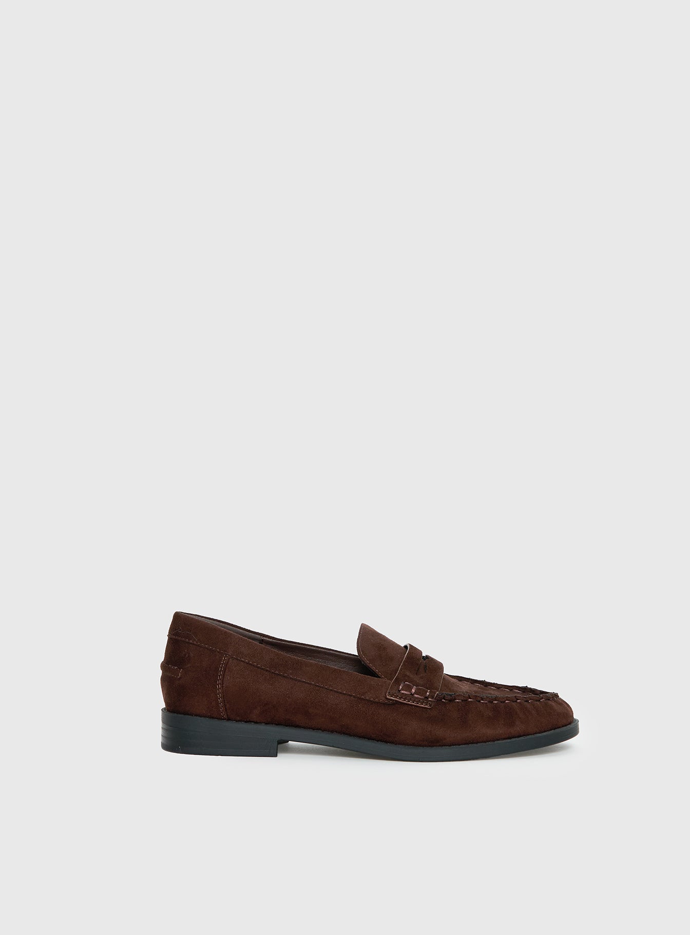 Alternative view of Therapy Albert Faux Suede Loafers Brown