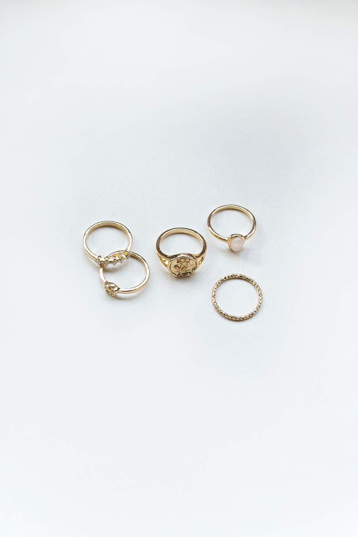 Alternative view of Sonia Ring Pack Gold