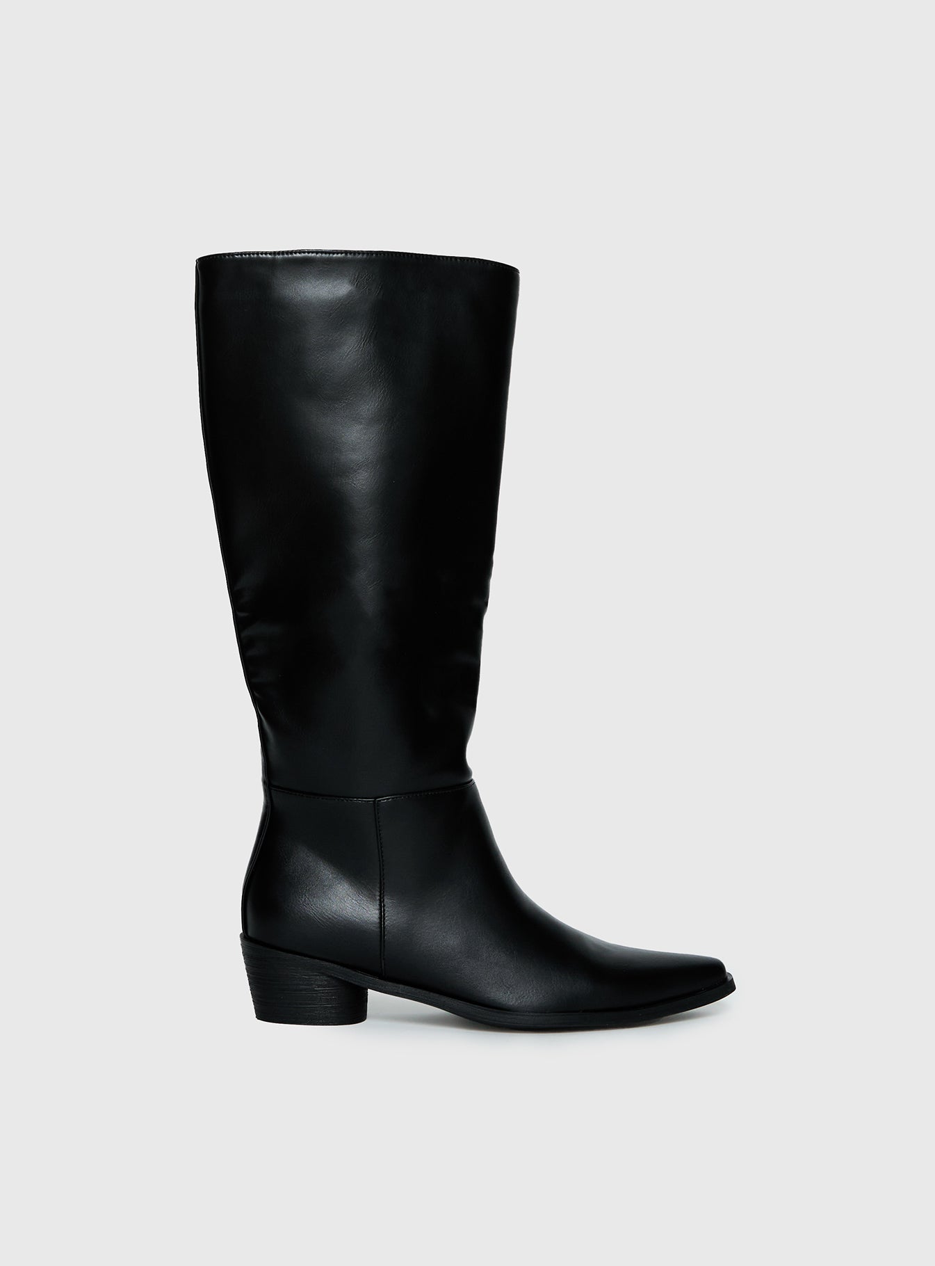 Alternative view of Rashi Knee High Boots Black