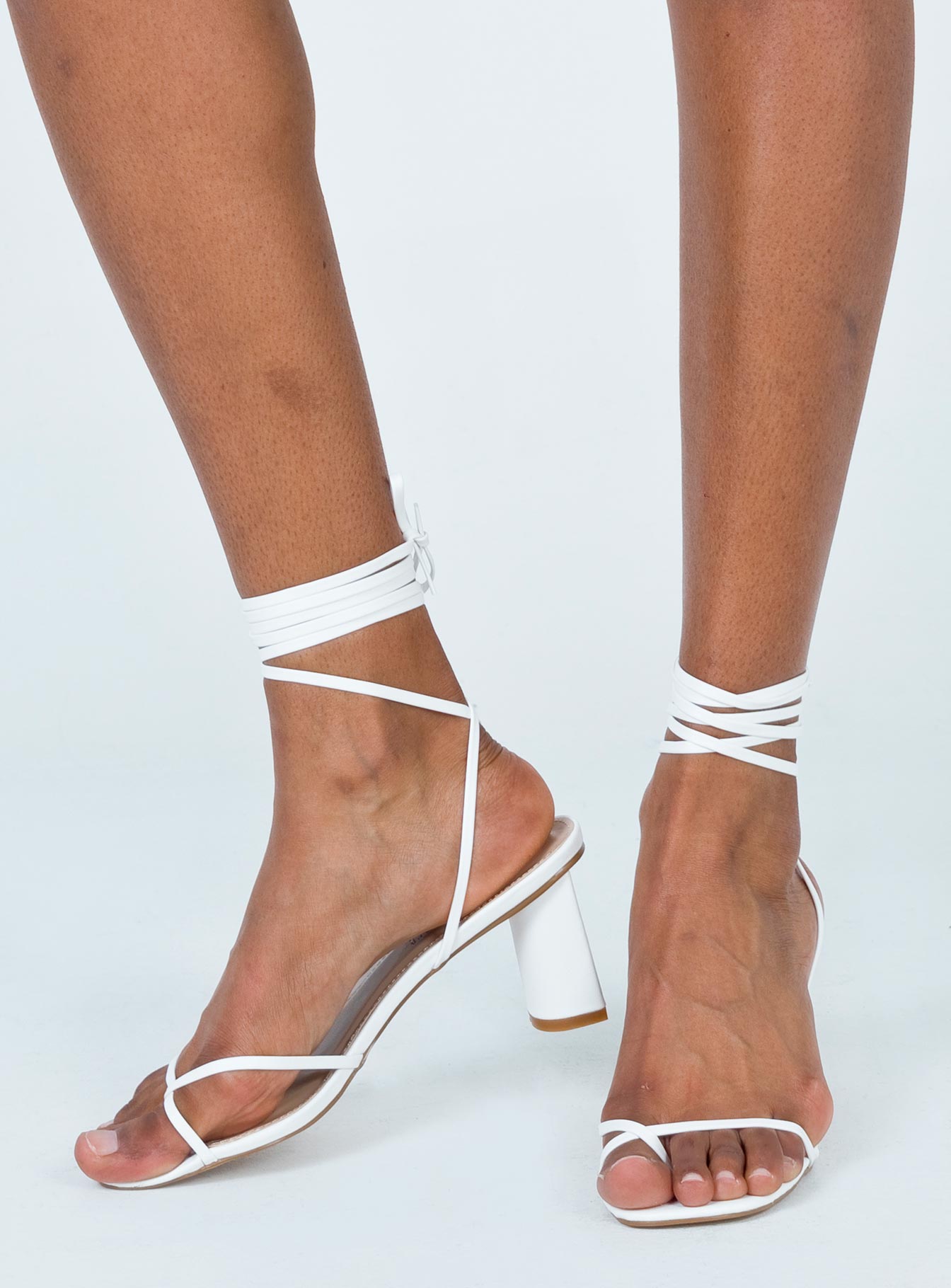 Alternative view of The Lena Heels White